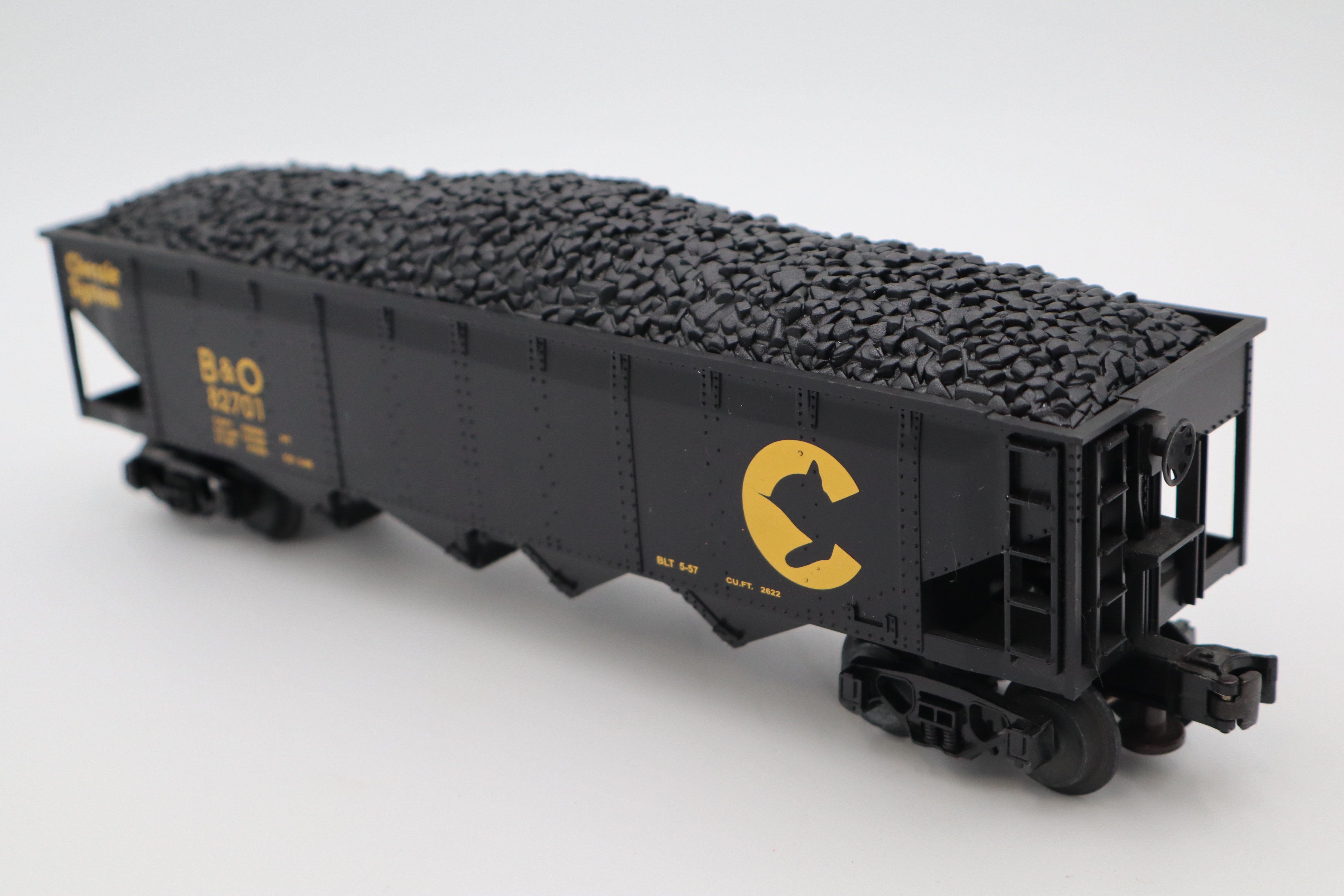 Rail King 30-7514 Chessie Hopper Car w/ Coal Load #82701-Second hand-M8416