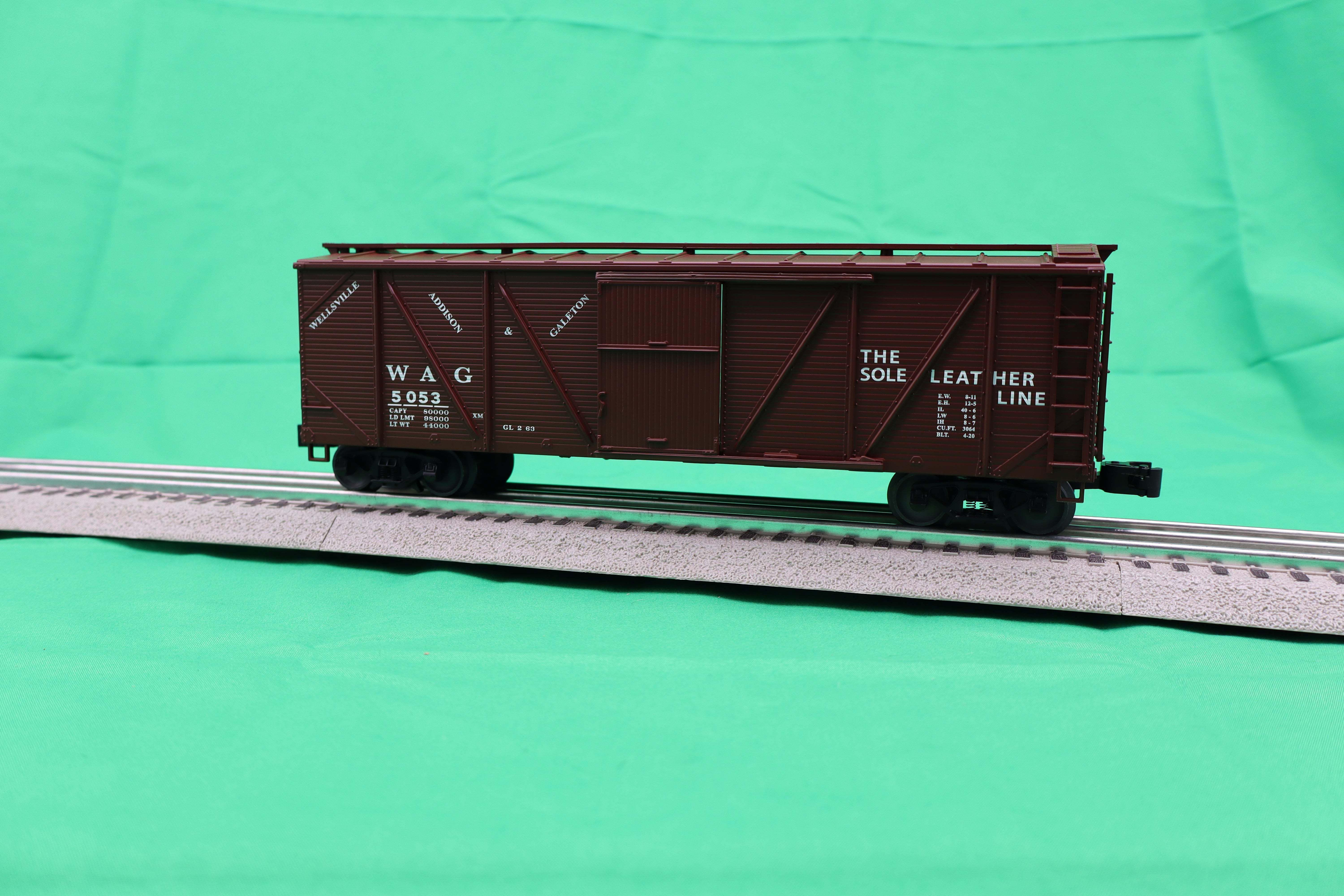 Lionel 2442192 - Single Sheathed Boxcar "Wellsville Addison & Galeton" #5053