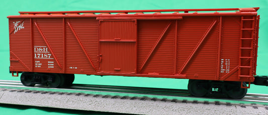 Lionel 2442171 - Single Sheathed Boxcar "Delaware & Hudson" #17187 - MrMuffin'sTrains
