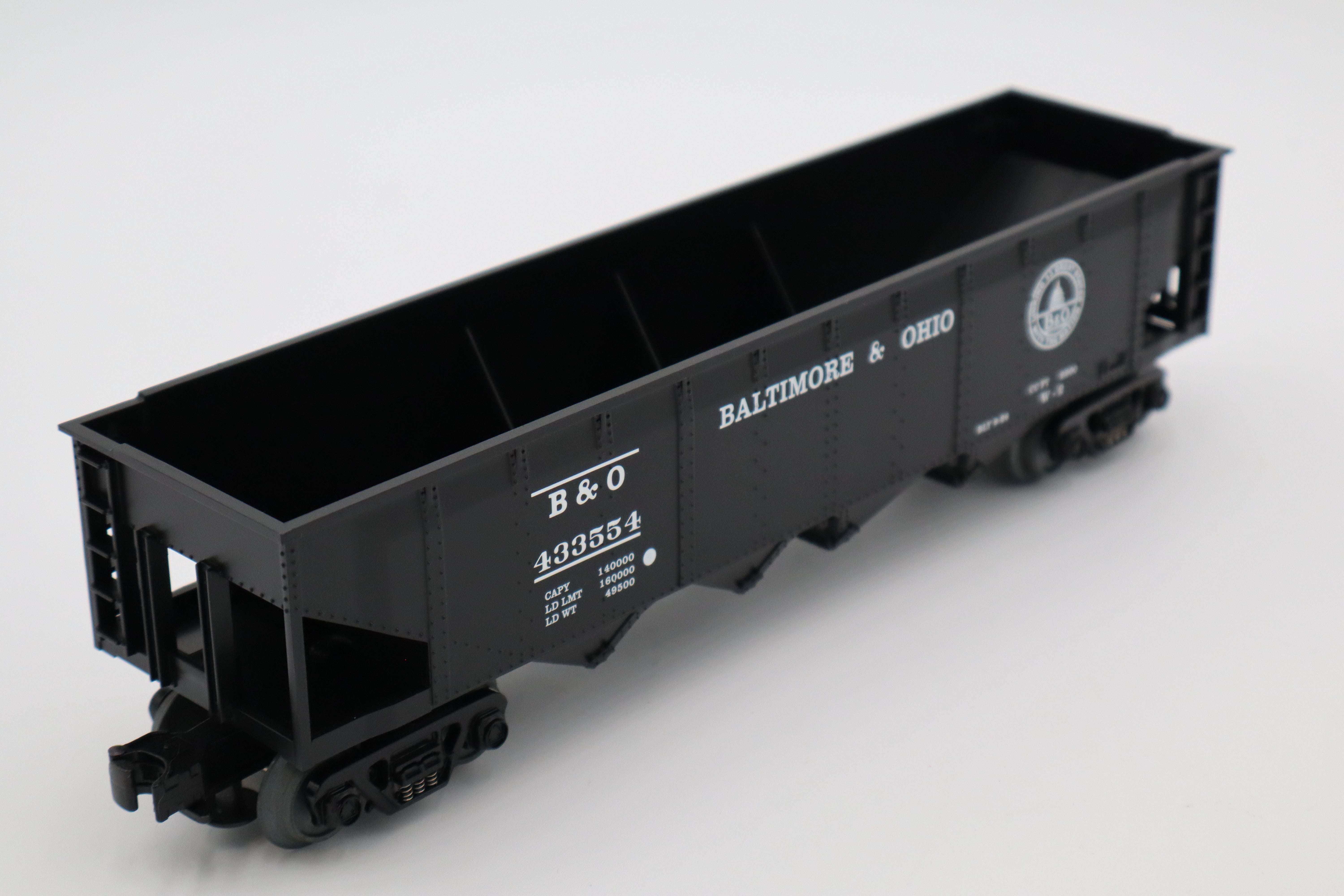 Rail King B &O 4 Bay Hopper #433554-Second hand-M8417
