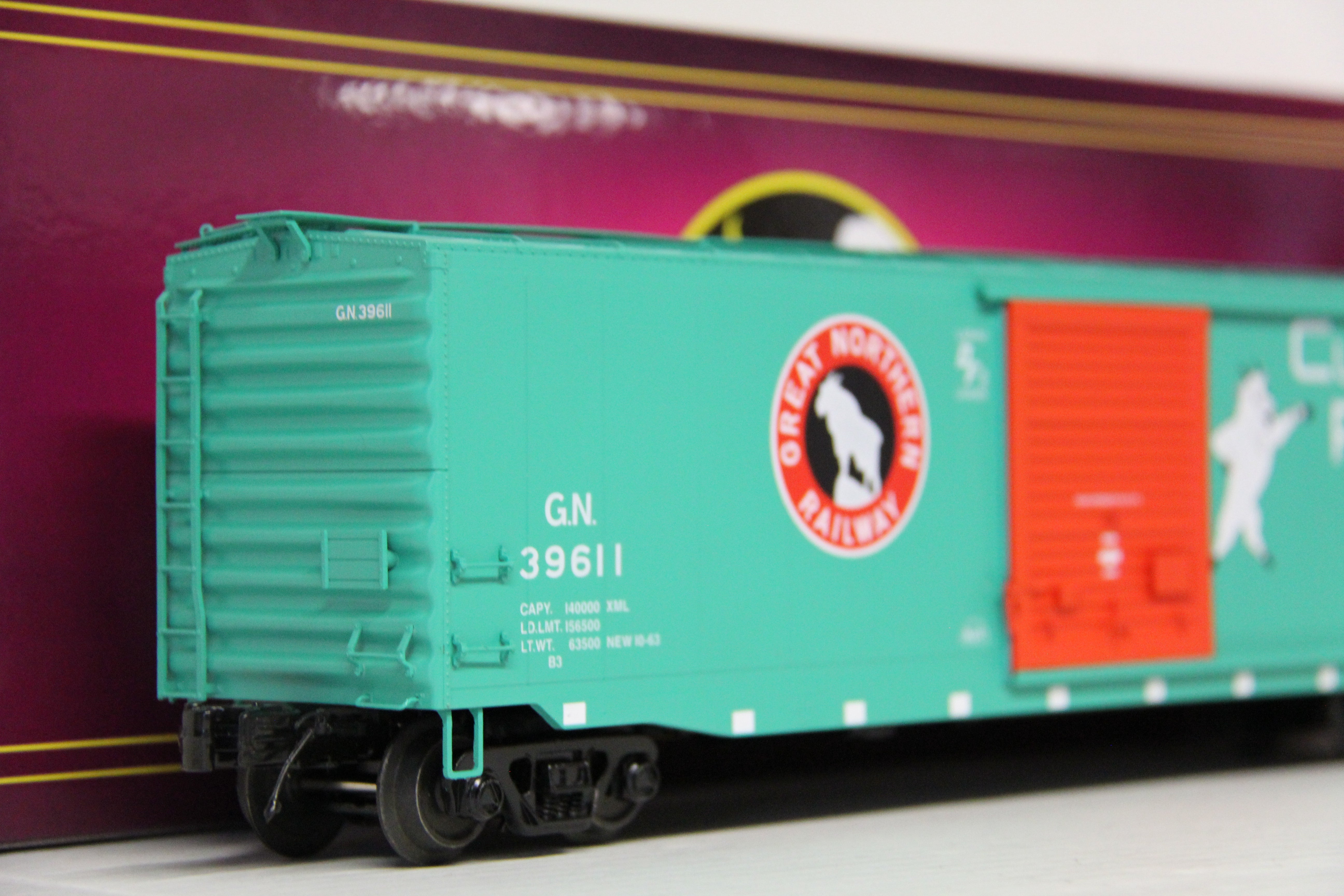 MTH 20-99303 Great Northern 50' Ps-1 Box Car-Second hand-M6140
