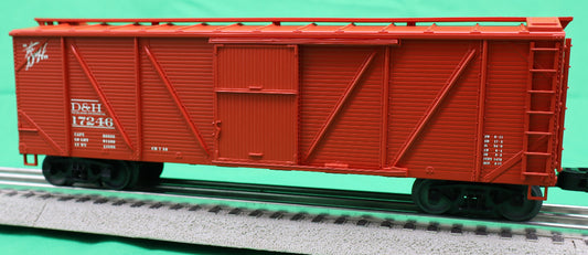 Lionel 2442172 - Single Sheathed Boxcar "Delaware & Hudson" #17246 - MrMuffin'sTrains