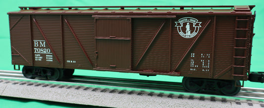 Lionel 2442161 - Single Sheathed Boxcar "Boston & Maine" #70820 - MrMuffin'sTrains