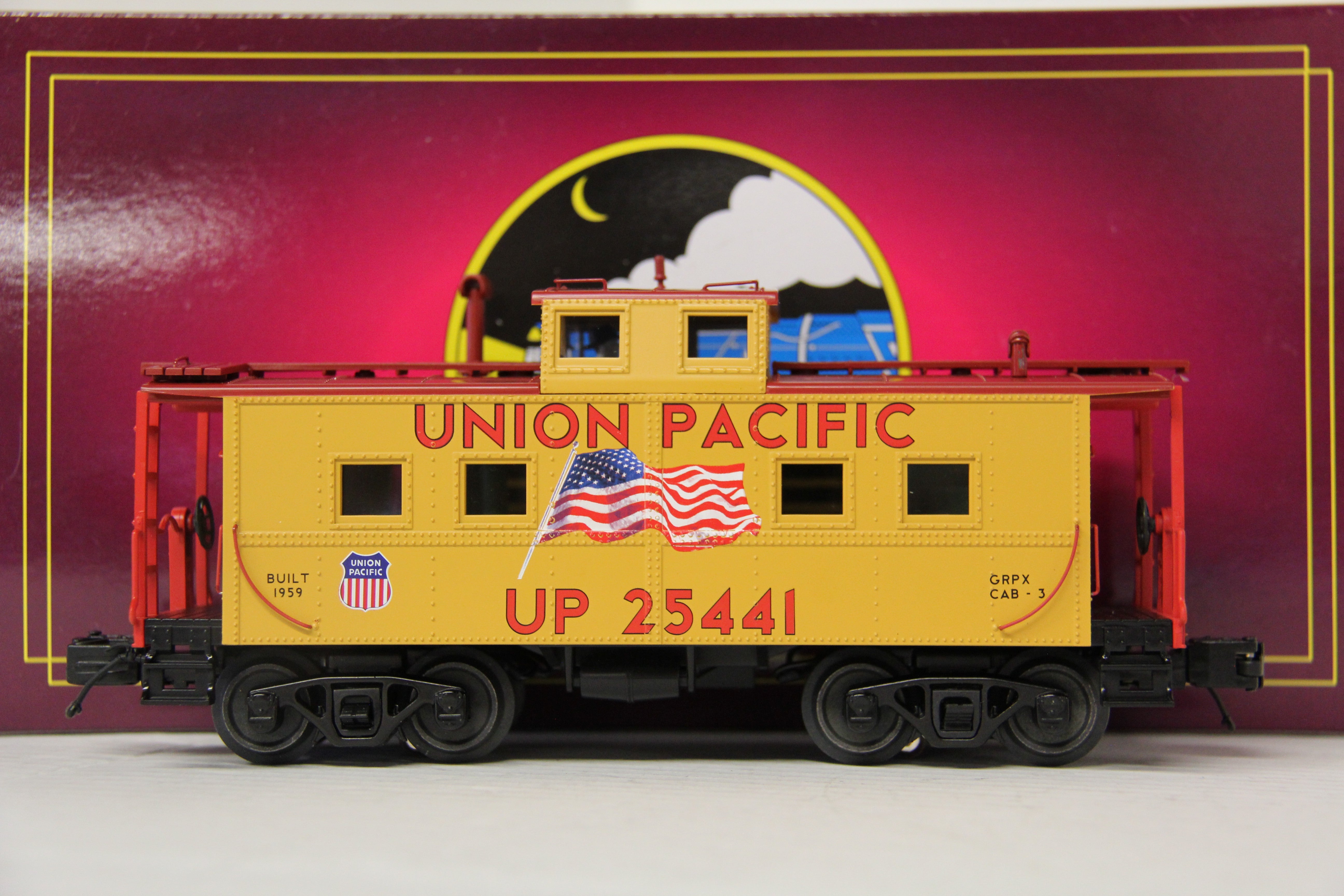 MTH 20-91718 Union Pacific Steel Caboose-Center Cupola #25441-Second hand-M6142