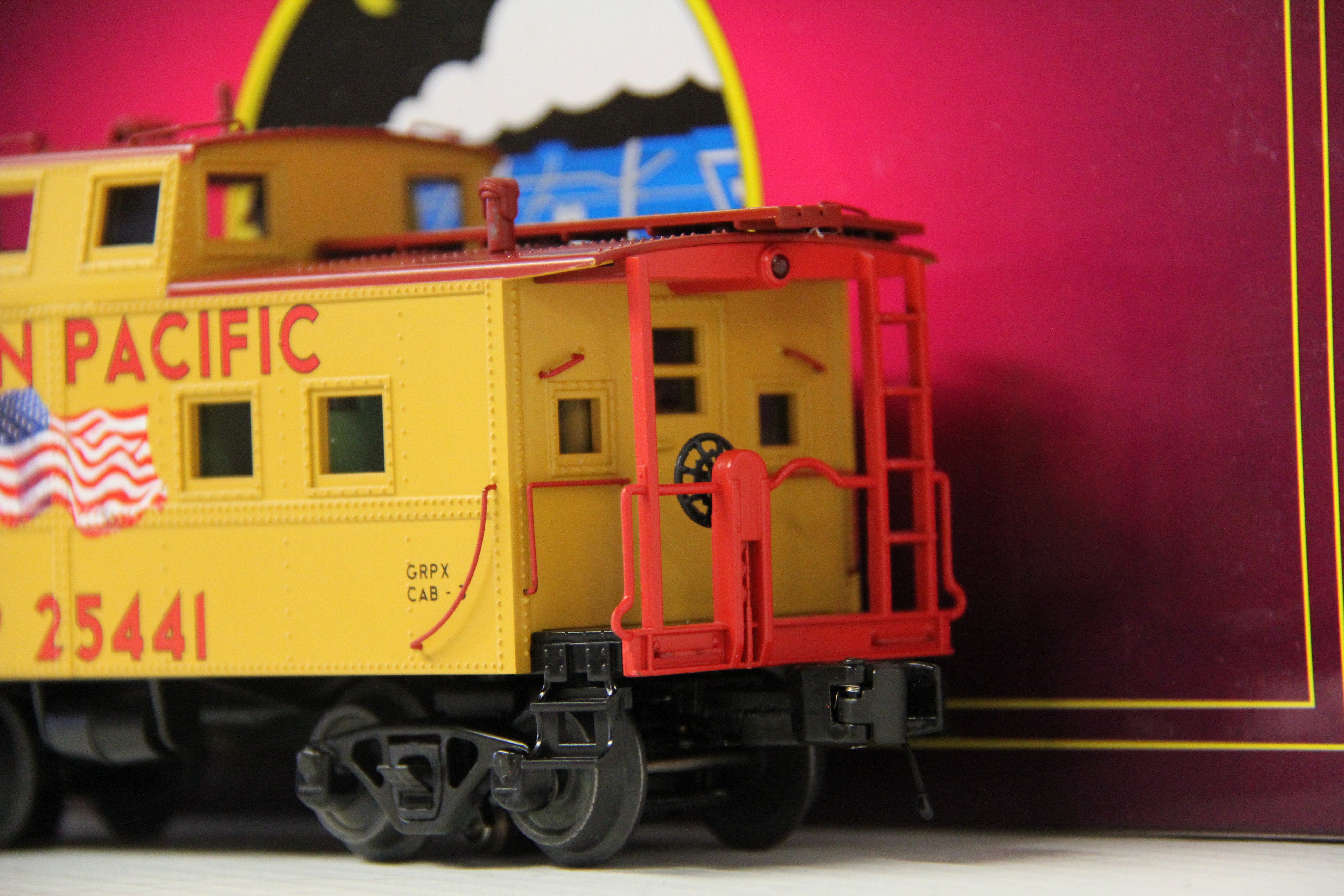 MTH 20-91718 Union Pacific Steel Caboose-Center Cupola #25441-Second hand-M6142