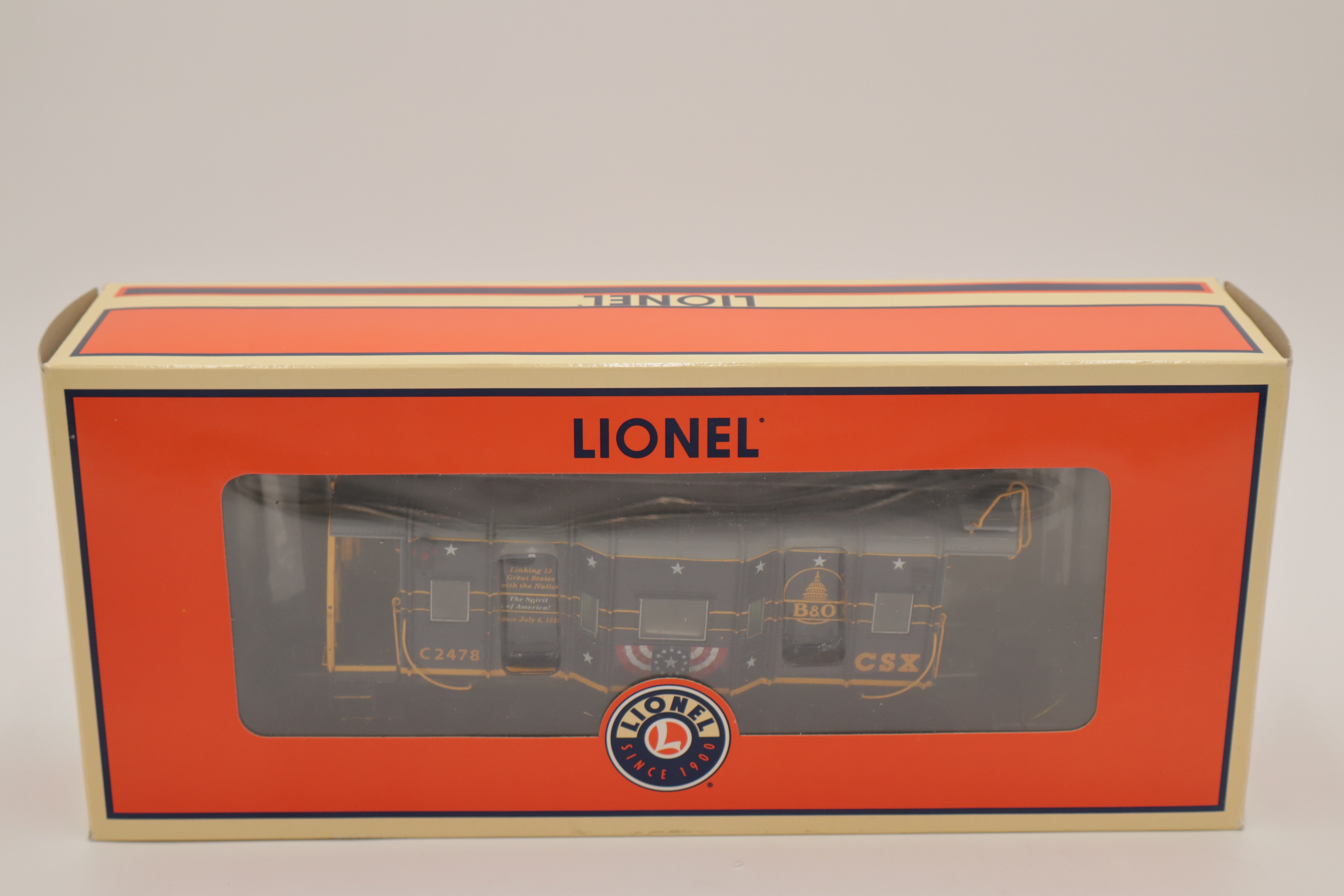 Lionel 6-27651 CSX Heritage B&O I-12 Caboose-Second hand-M8418