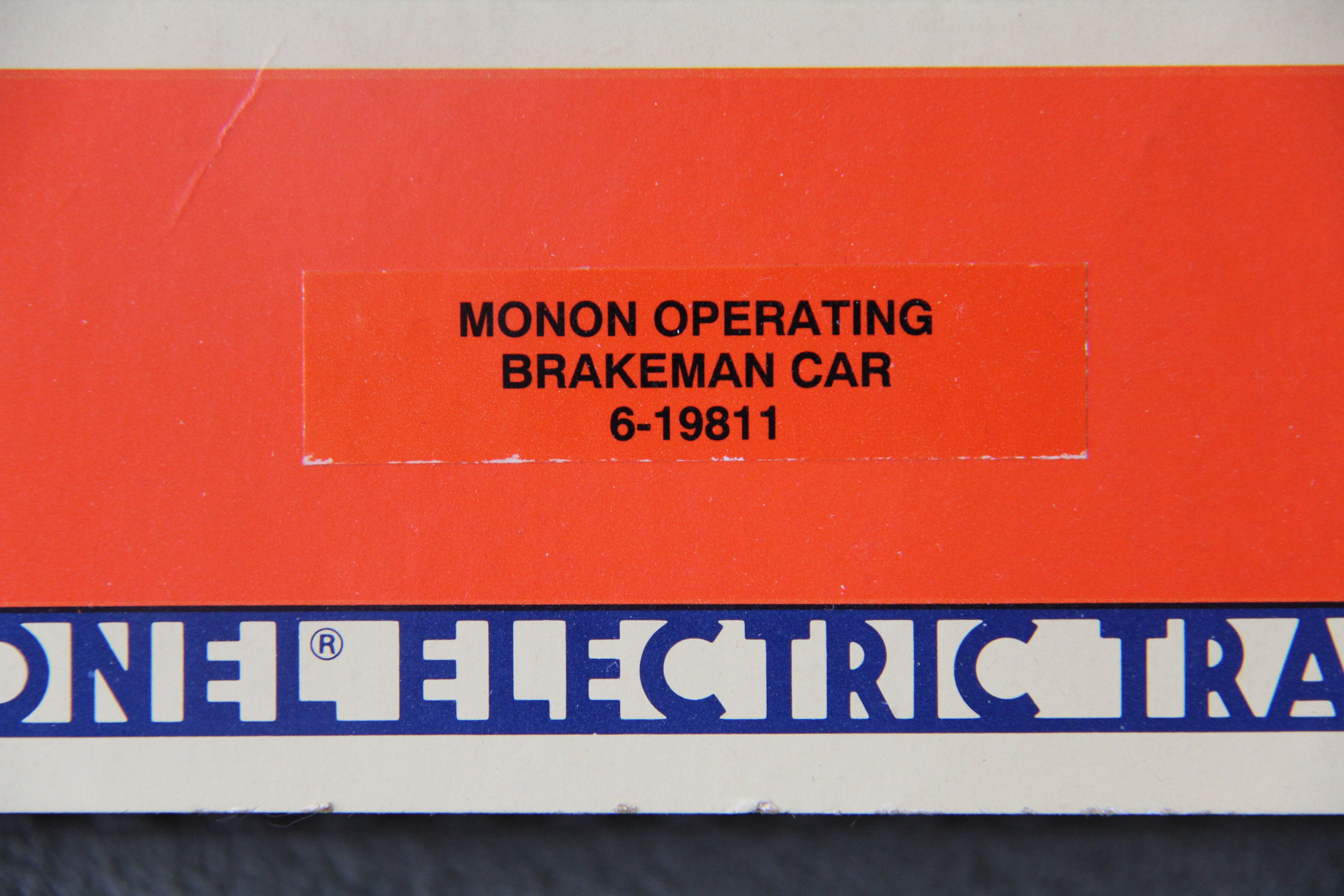 Lionel 6-19811 Monon Operating Brakeman Car-Second hand-M3986
