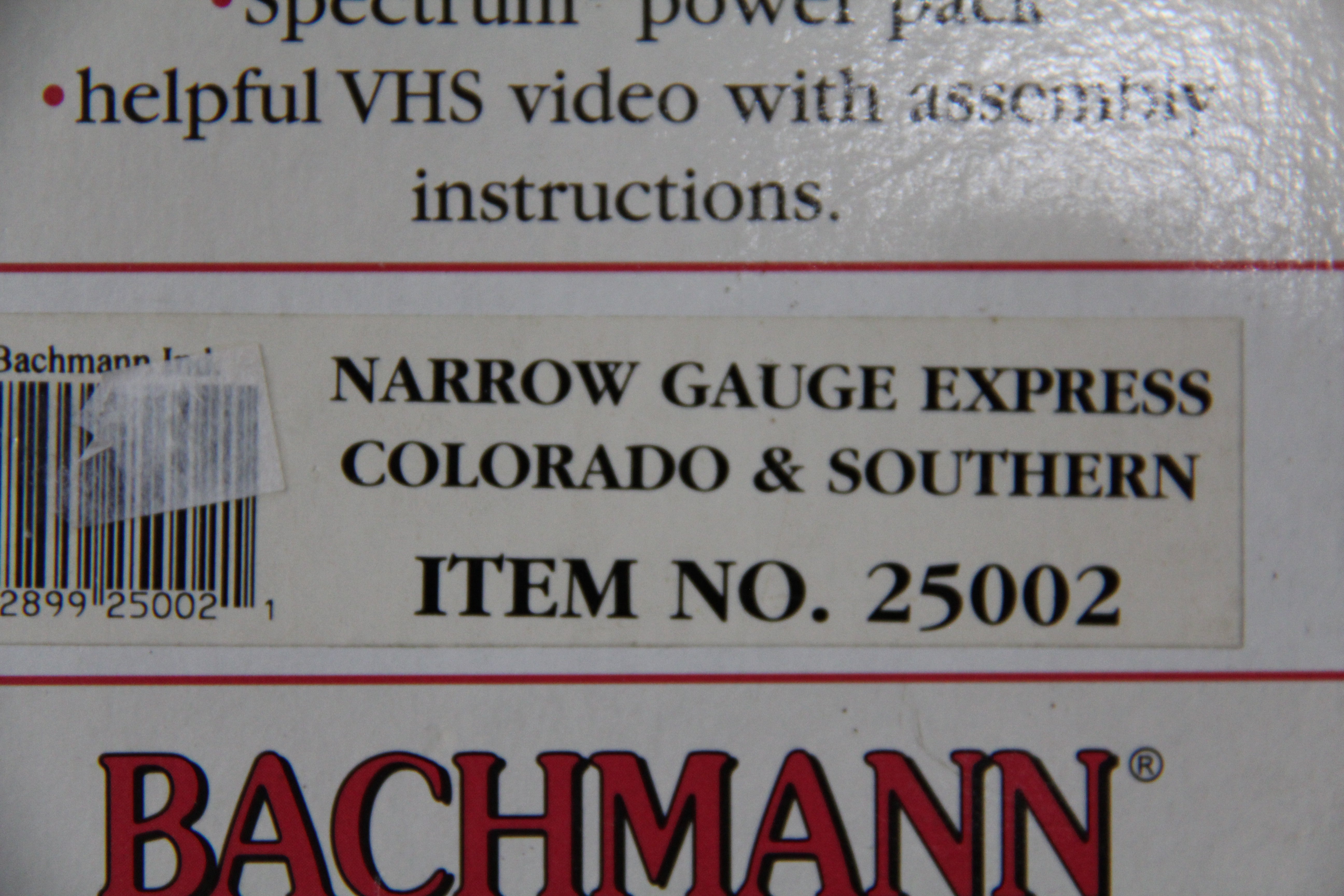 Bachmann #25005 Narrow Gauge Express Colorado & Southern-Second hand-M3525