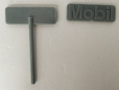 Phoenix Precision Models PPM-33646 - Gas Station Sign: Mobil