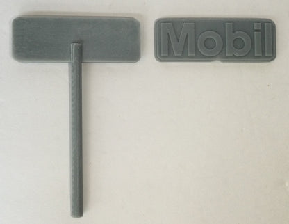 Phoenix Precision Models PPM-33646 - Gas Station Sign: Mobil