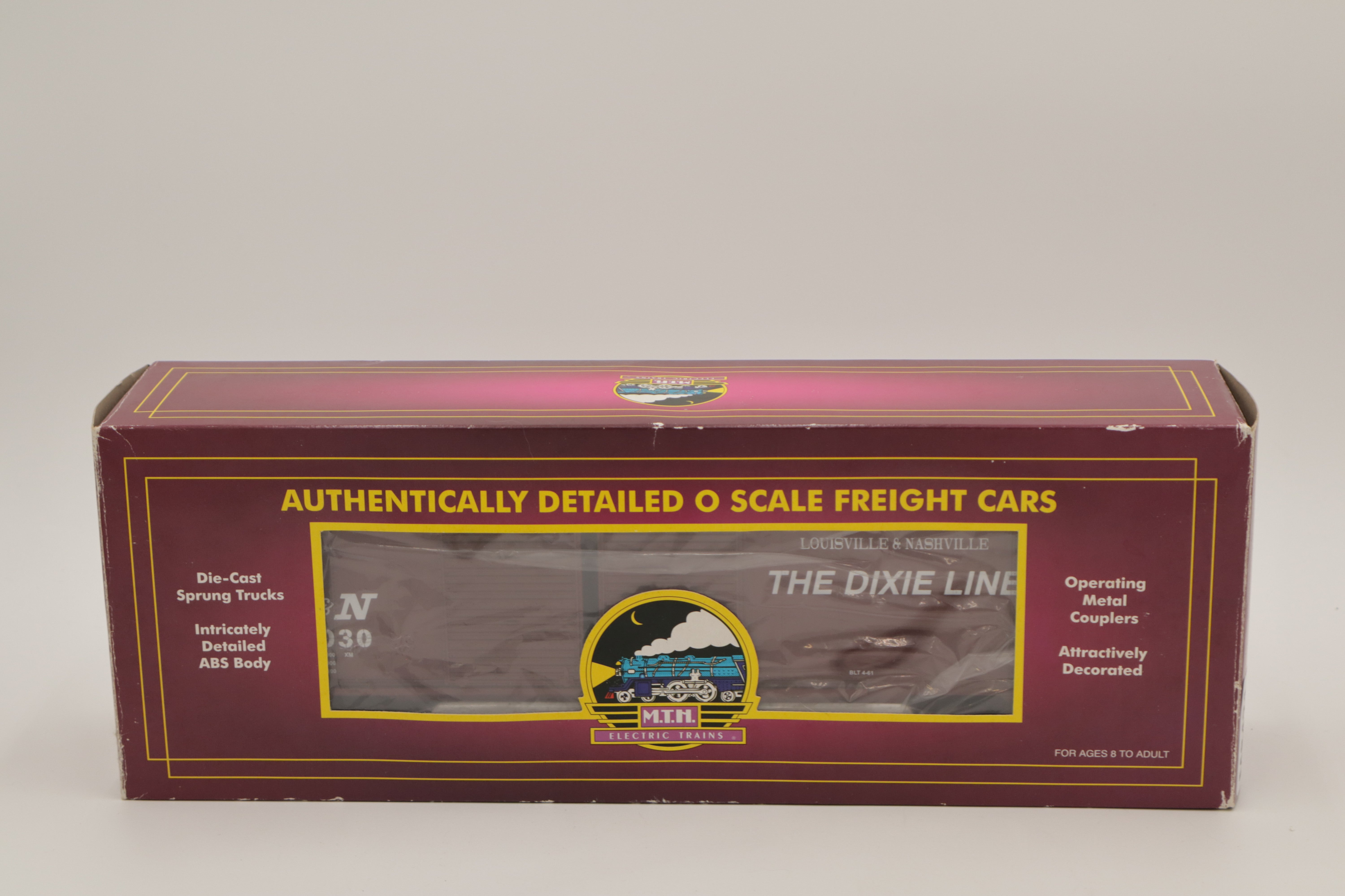 MTH 20-93013 Louisville & Nashville 50' Double Door Box Car-Second hand-M8421