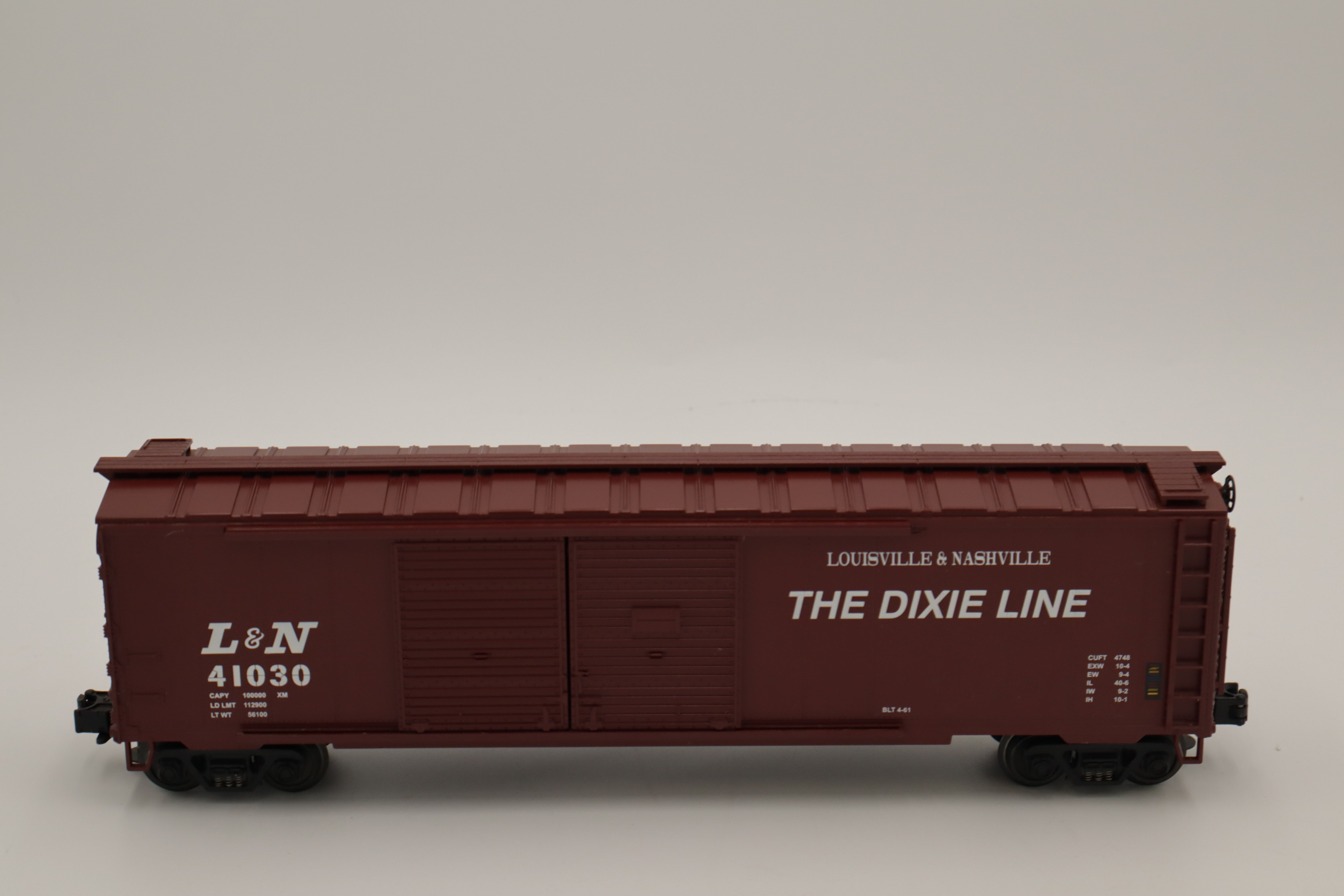 MTH 20-93013 Louisville & Nashville 50' Double Door Box Car-Second hand-M8421