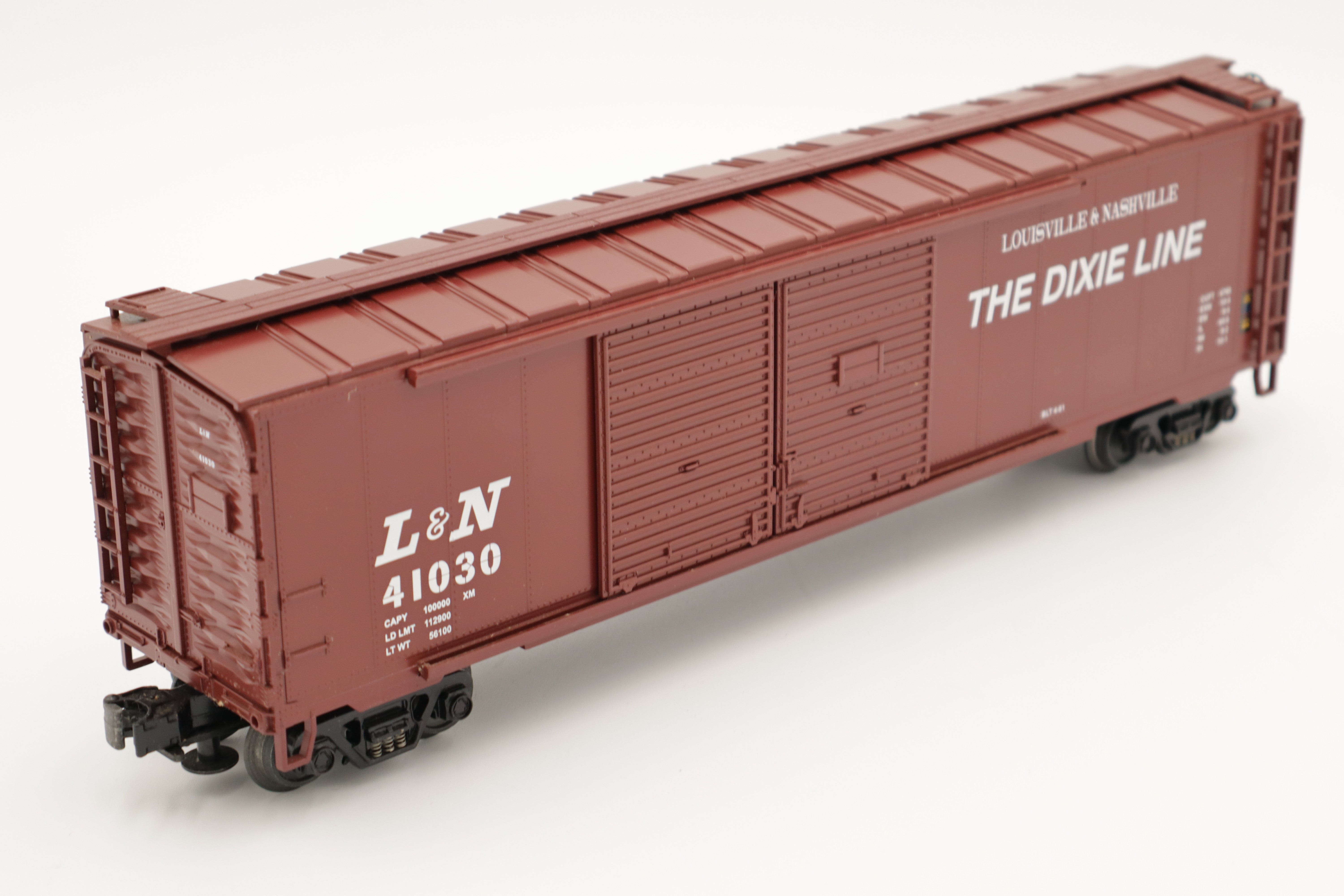 MTH 20-93013 Louisville & Nashville 50' Double Door Box Car-Second hand-M8421