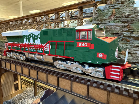 Lionel 2445190 - LionChief - ET44 Diesel Locomotive "North Pole Central" #240 (Snowflake Limited)