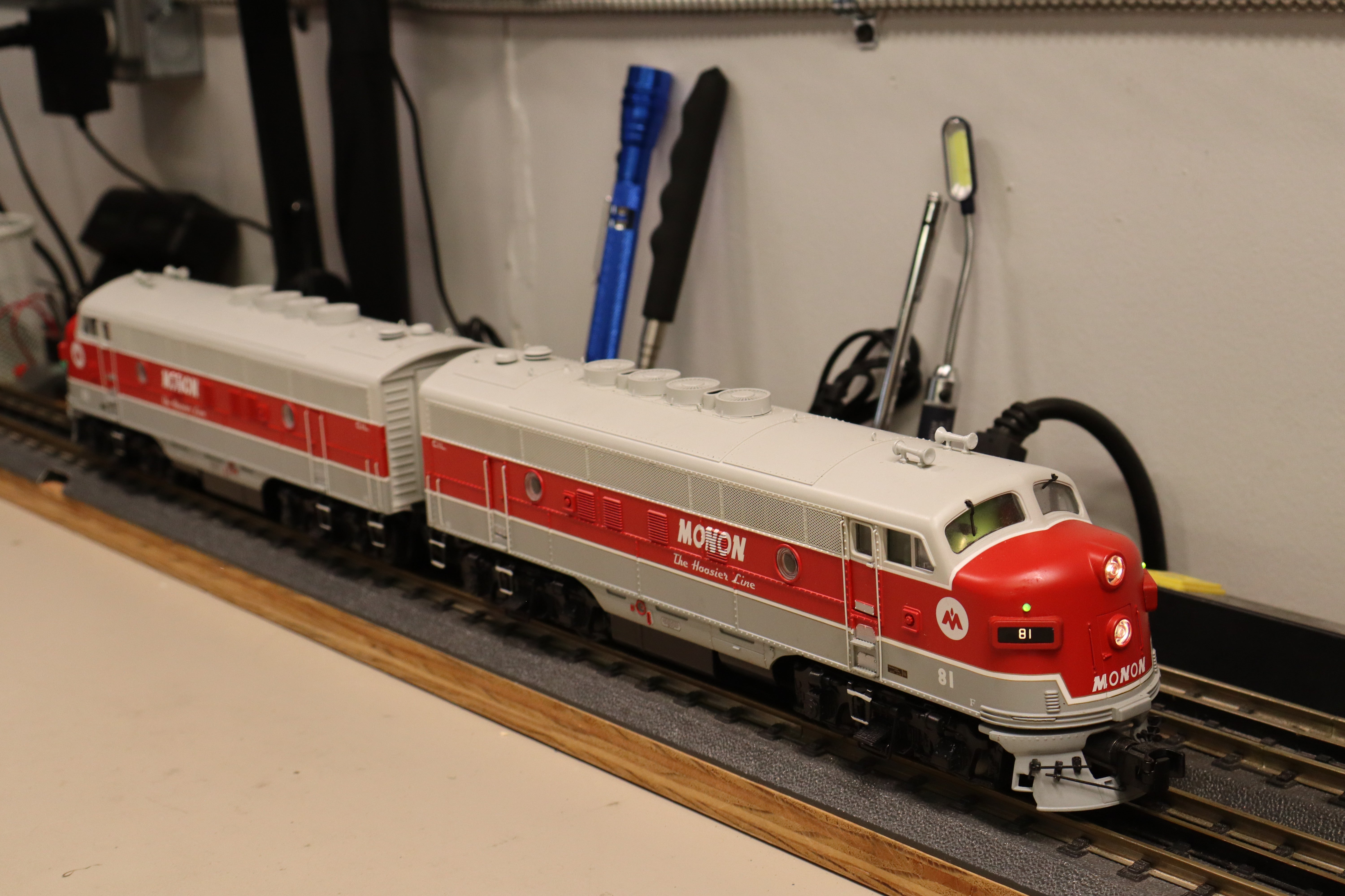 MTH 20-20436-1 Monon F-3 ABA Diesel Set-Second hand-M8473