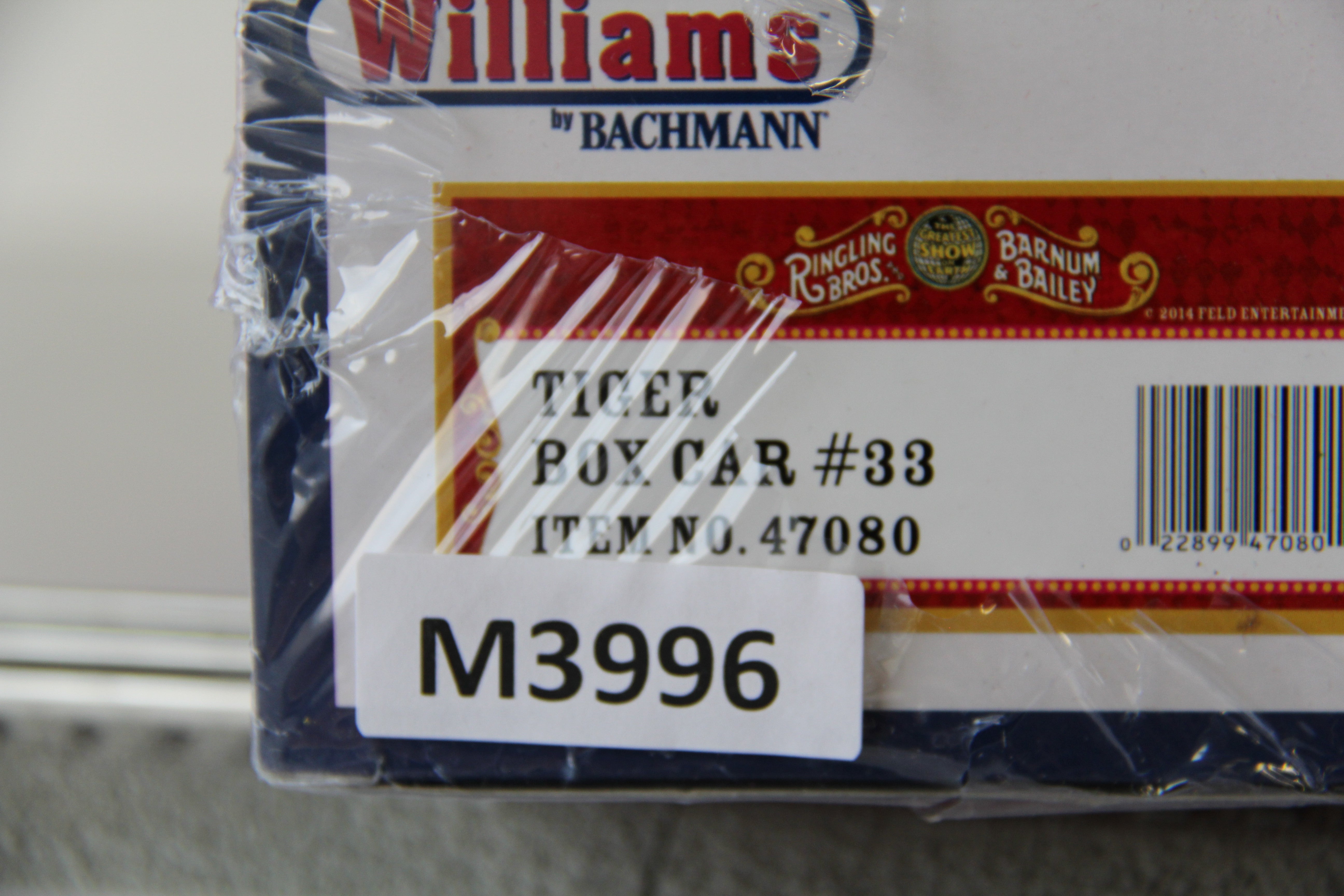 Williams #47080 Tiger Box Car #33-Second hand-M3996