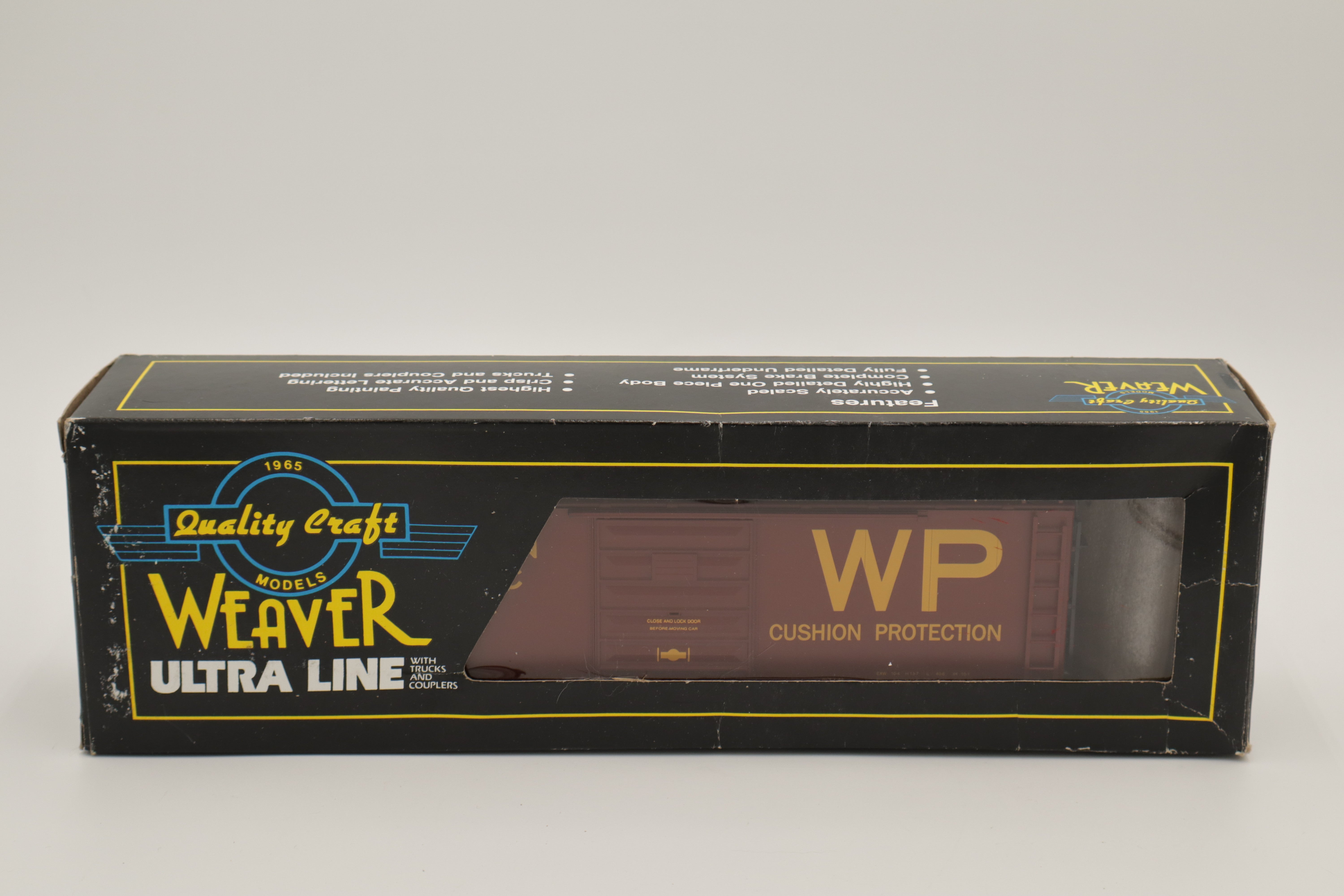 Weaver Western Pacific Boxcar #46136 DETACHED from Flatbed-Second hand-M8424
