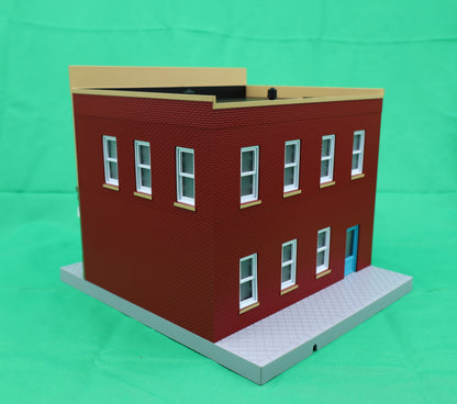 MTH 30-90688 - 2-Story City Building 1 "Democratic National Committee" w/ LEDs - MrMuffin'sTrains