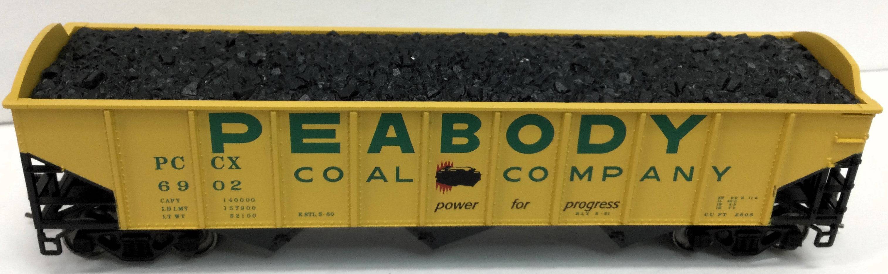 Atlas HO 20006918 Trainman 70-Ton 9-Panel Open Hopper "Peabody" #6923