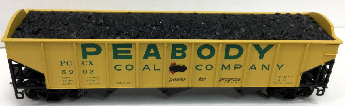 Atlas HO 20006918 - Trainman - 70-Ton 9-Panel Open Hopper "Peabody" #6923