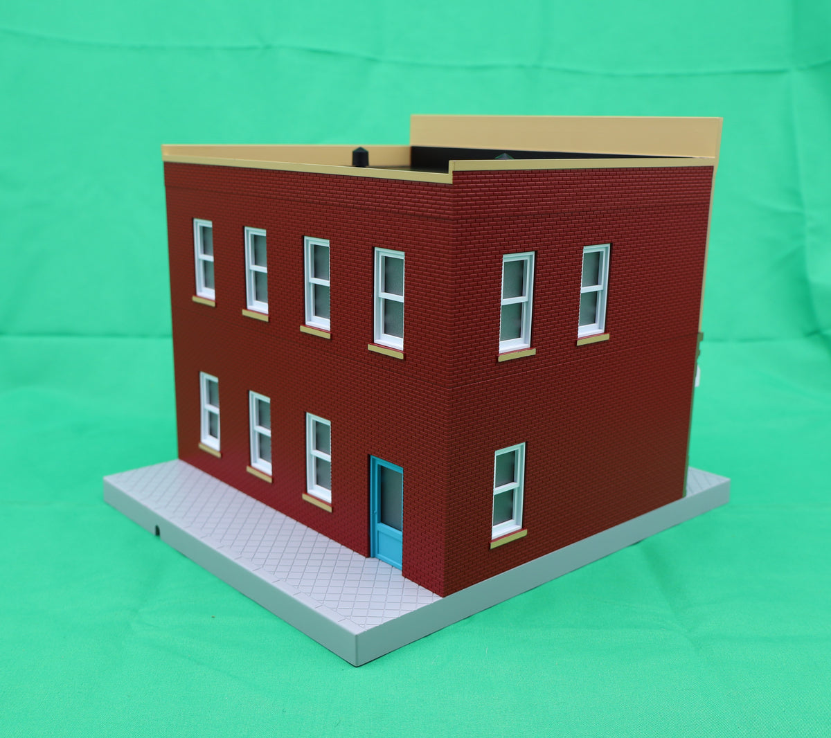MTH 30-90688 - 2-Story City Building 1 "Democratic National Committee" w/ LEDs - MrMuffin'sTrains