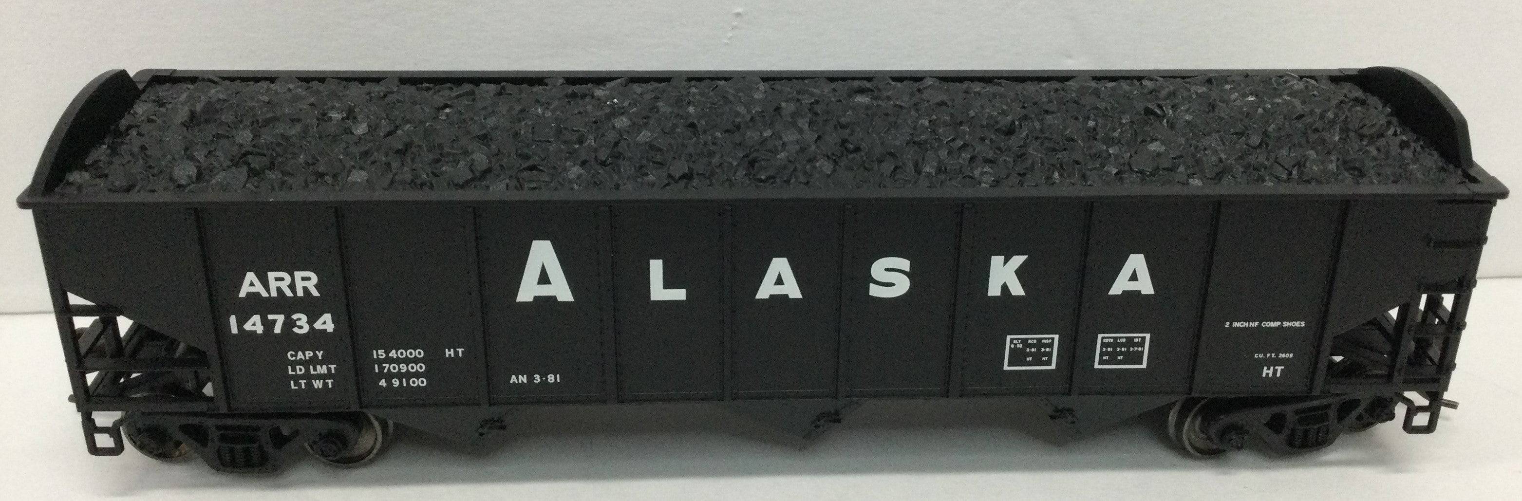 Atlas HO 20006914 Trainman 70-Ton 9-Panel Open Hopper "Alaska" #14734