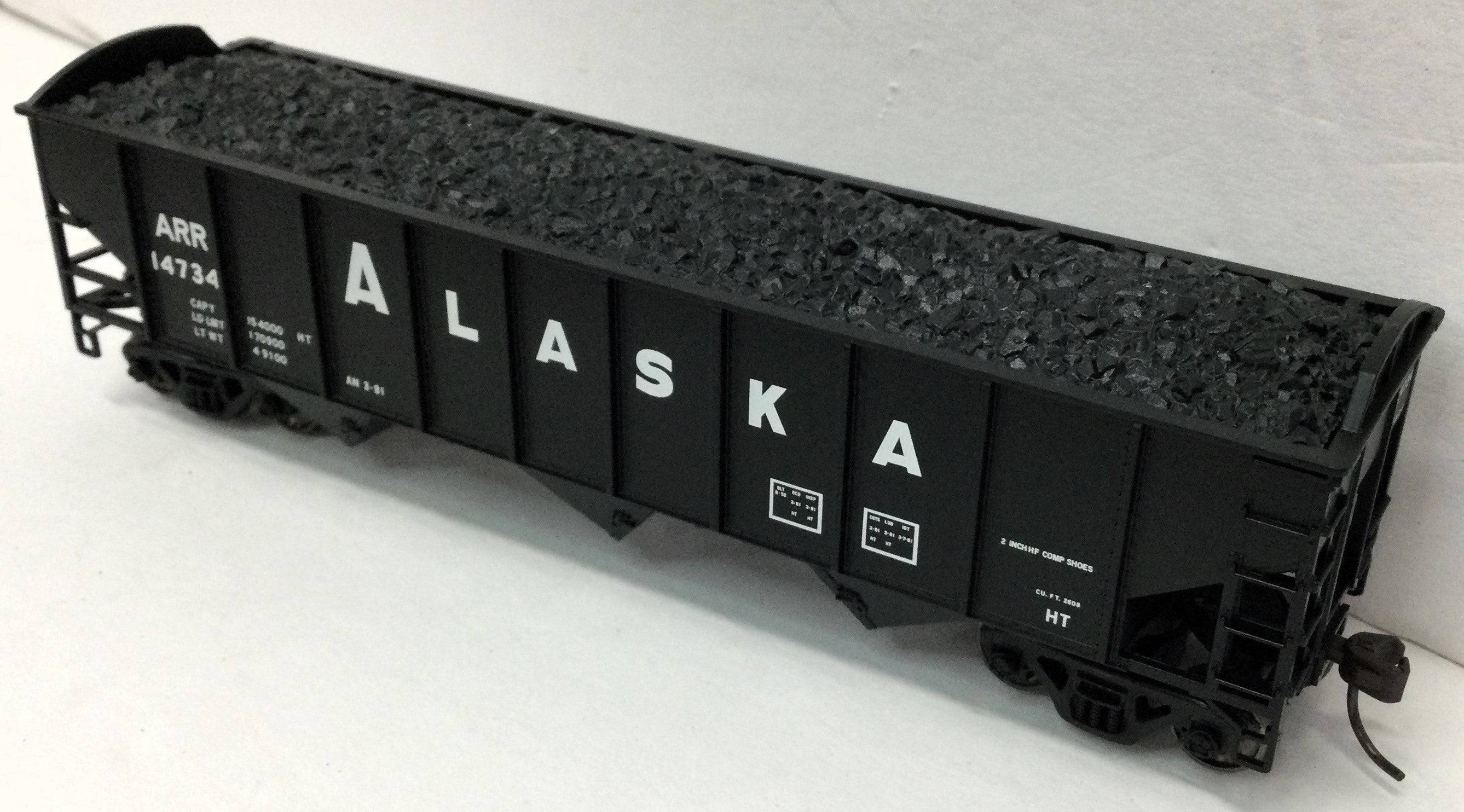 Atlas HO 20006916 Trainman 70-Ton 9-Panel Open Hopper "Alaska" #14803