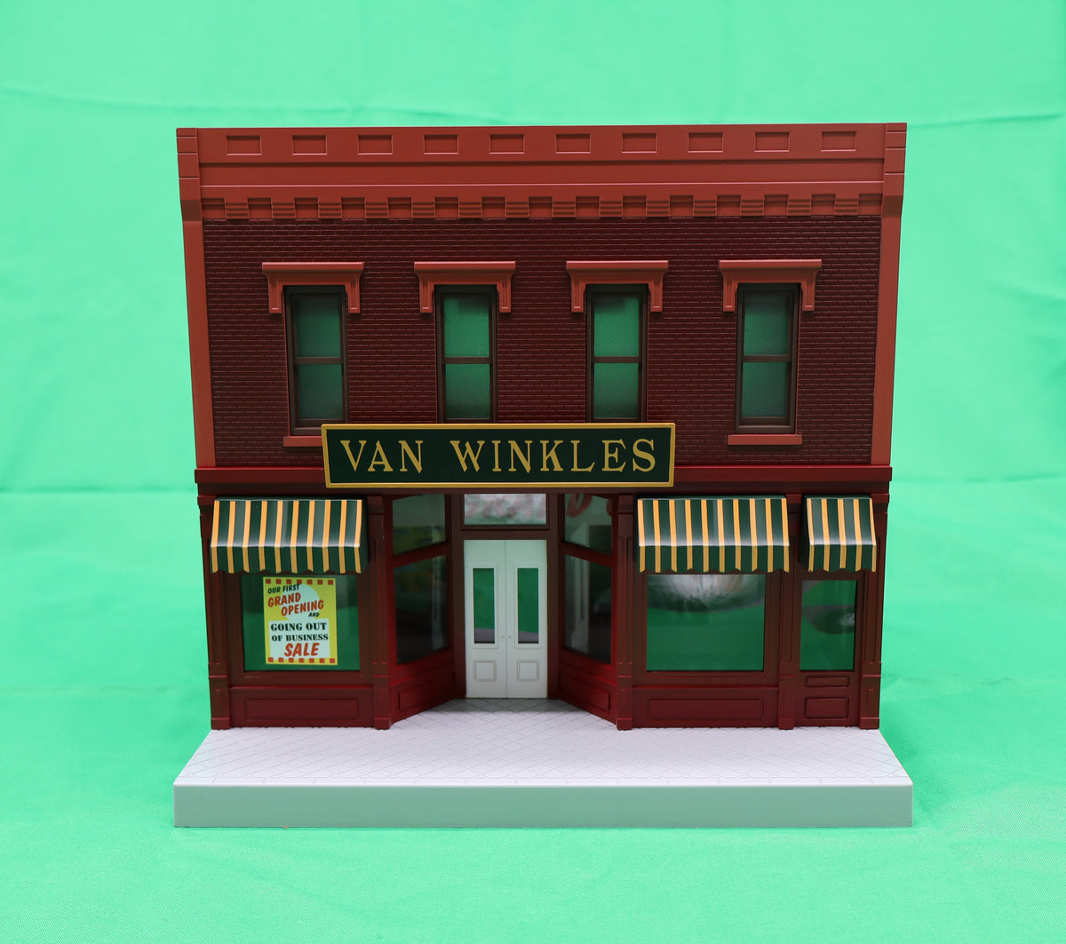 MTH 30-90685 - 2-Story City Building 1 "Rip Van Winkle Mattress Store" w/ LEDs - MrMuffin'sTrains