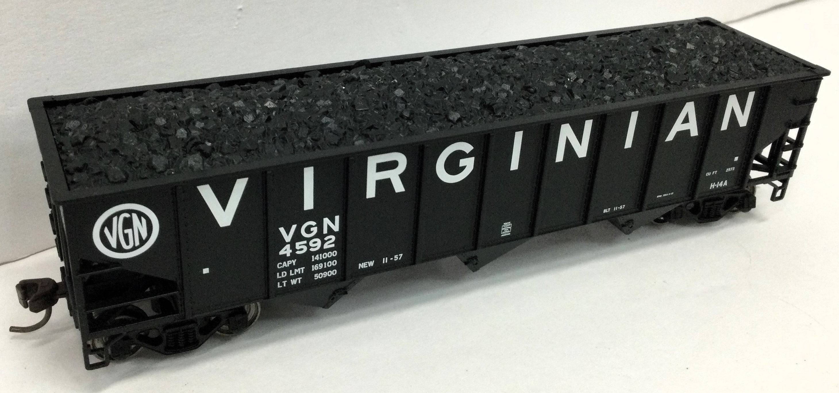 Atlas HO 20006929 Trainman 70-Ton 9-Panel Open Hopper "Virginian" #4592