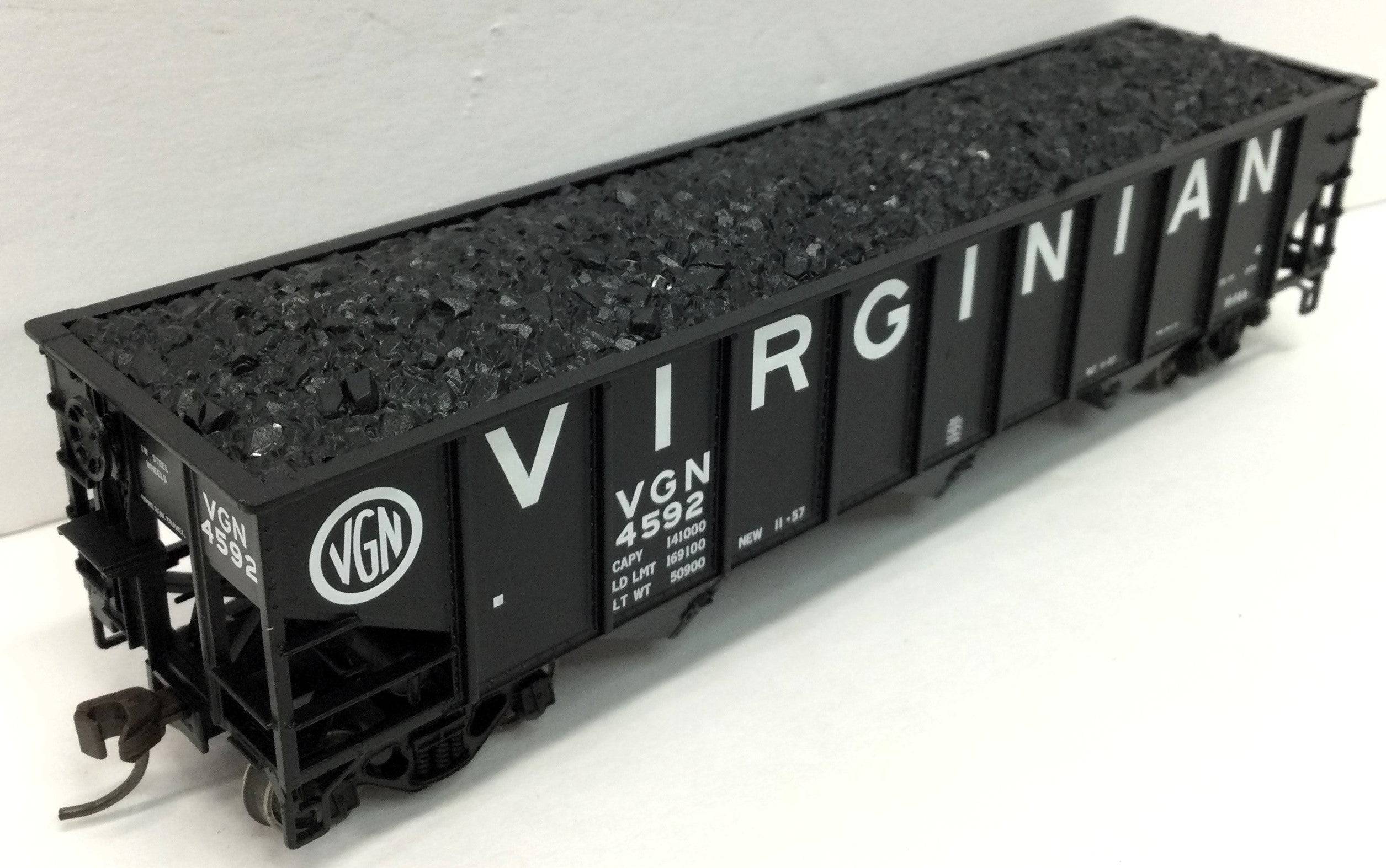 Atlas HO 20006929 Trainman 70-Ton 9-Panel Open Hopper "Virginian" #4592