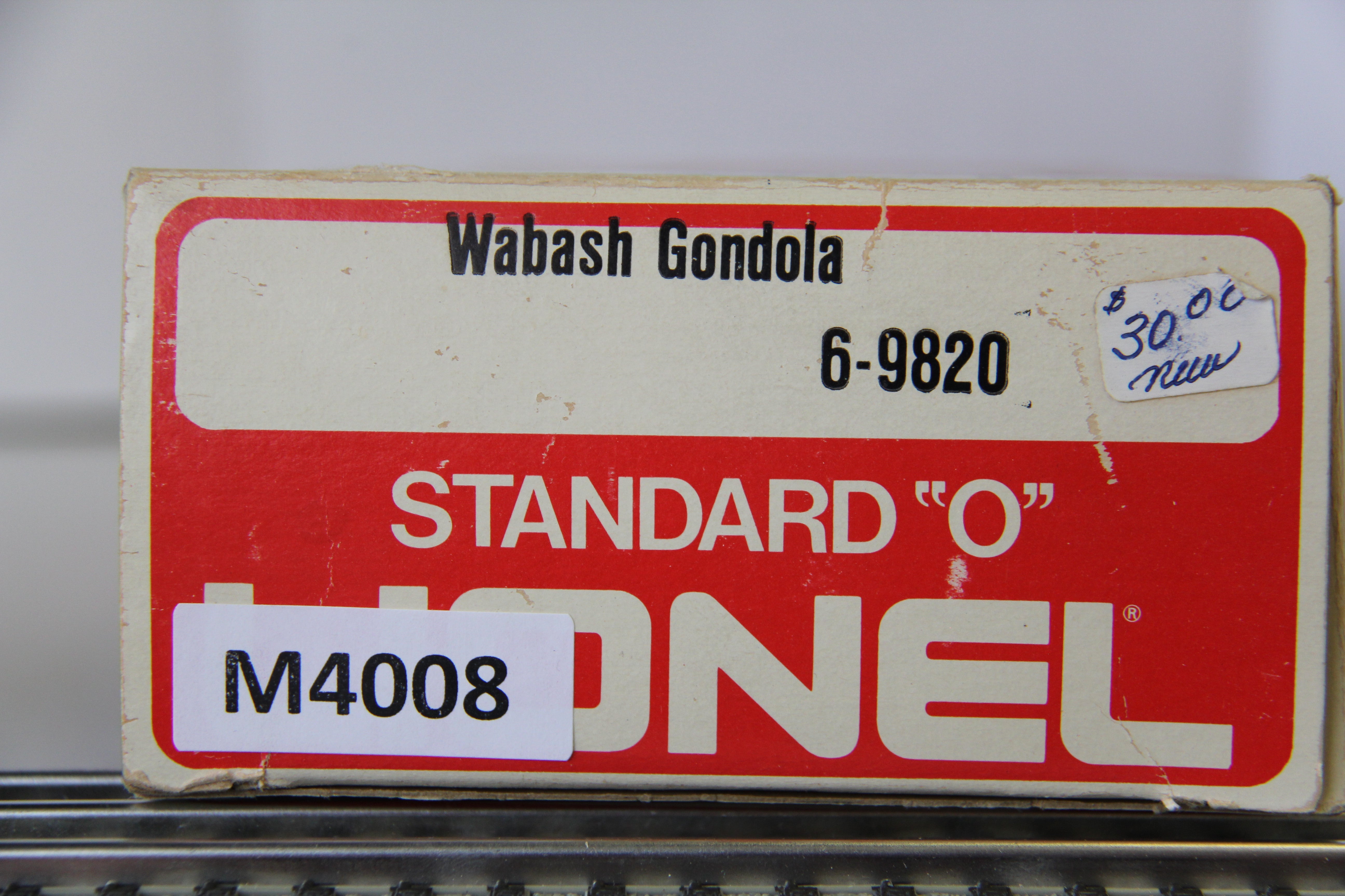 Lionel 6-9820 Wabash Gondola-Second hand-M4008