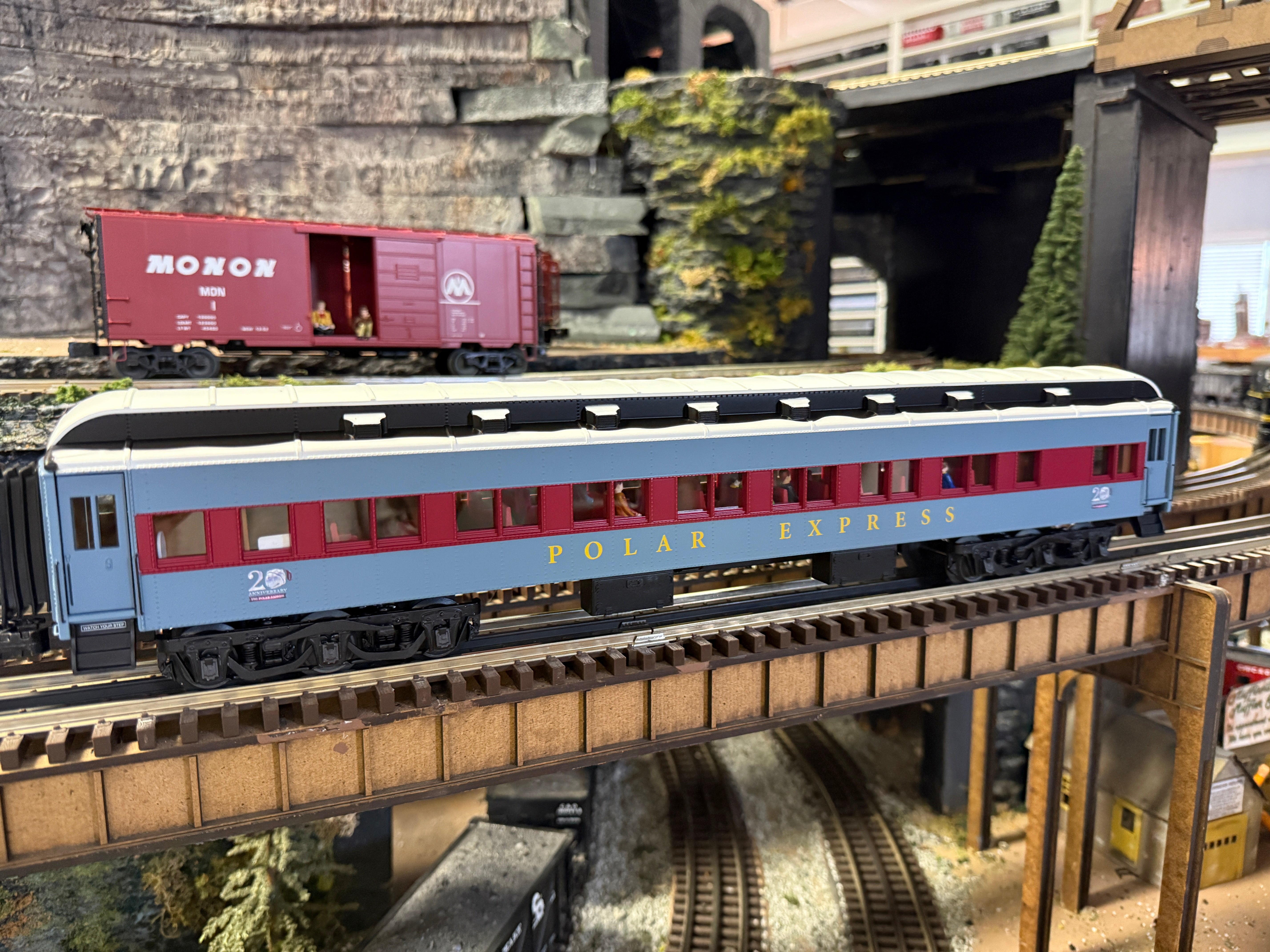 Christmas Train Set Around The Tree Polar Express Lionel El Modelo