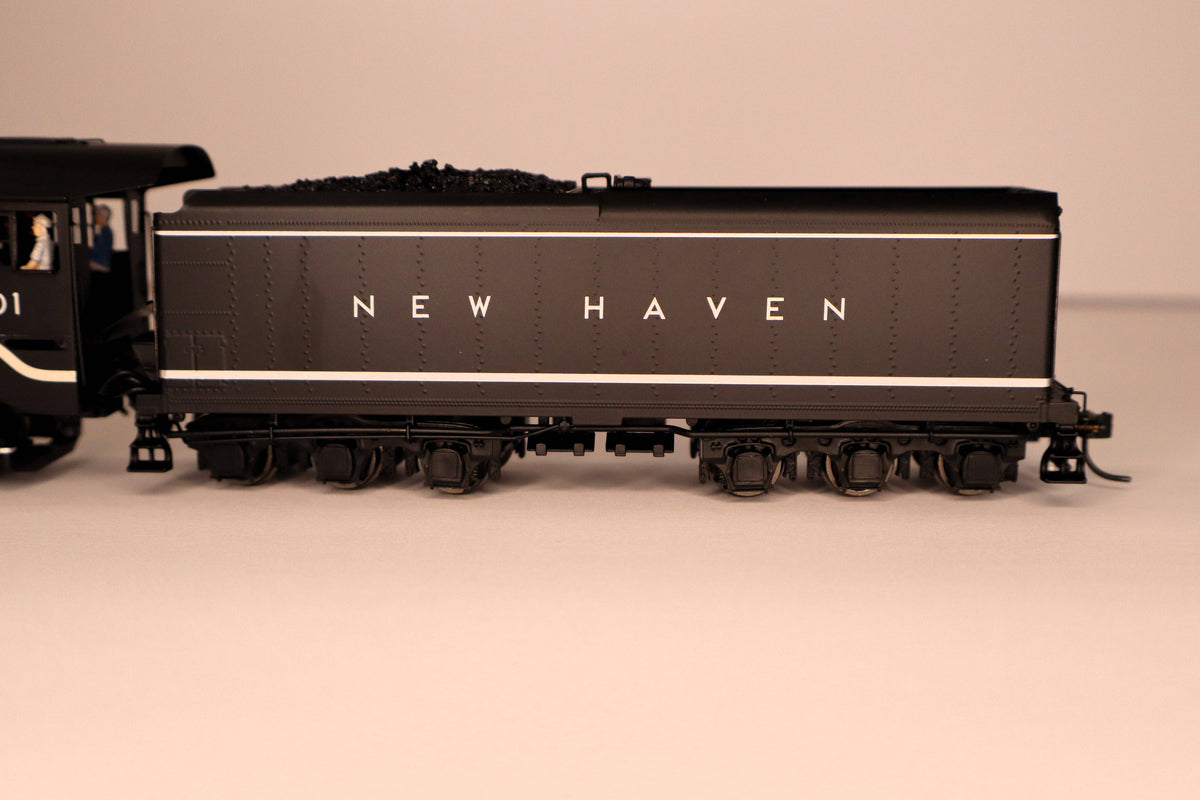 Broadway Limited Imports HO 7870 - Class I-5 - 4-6-4 Brass Hybrid Steam Locomotive "New Haven" #1401 w/DCC&Sound (black, silver, Original Block Lettering)