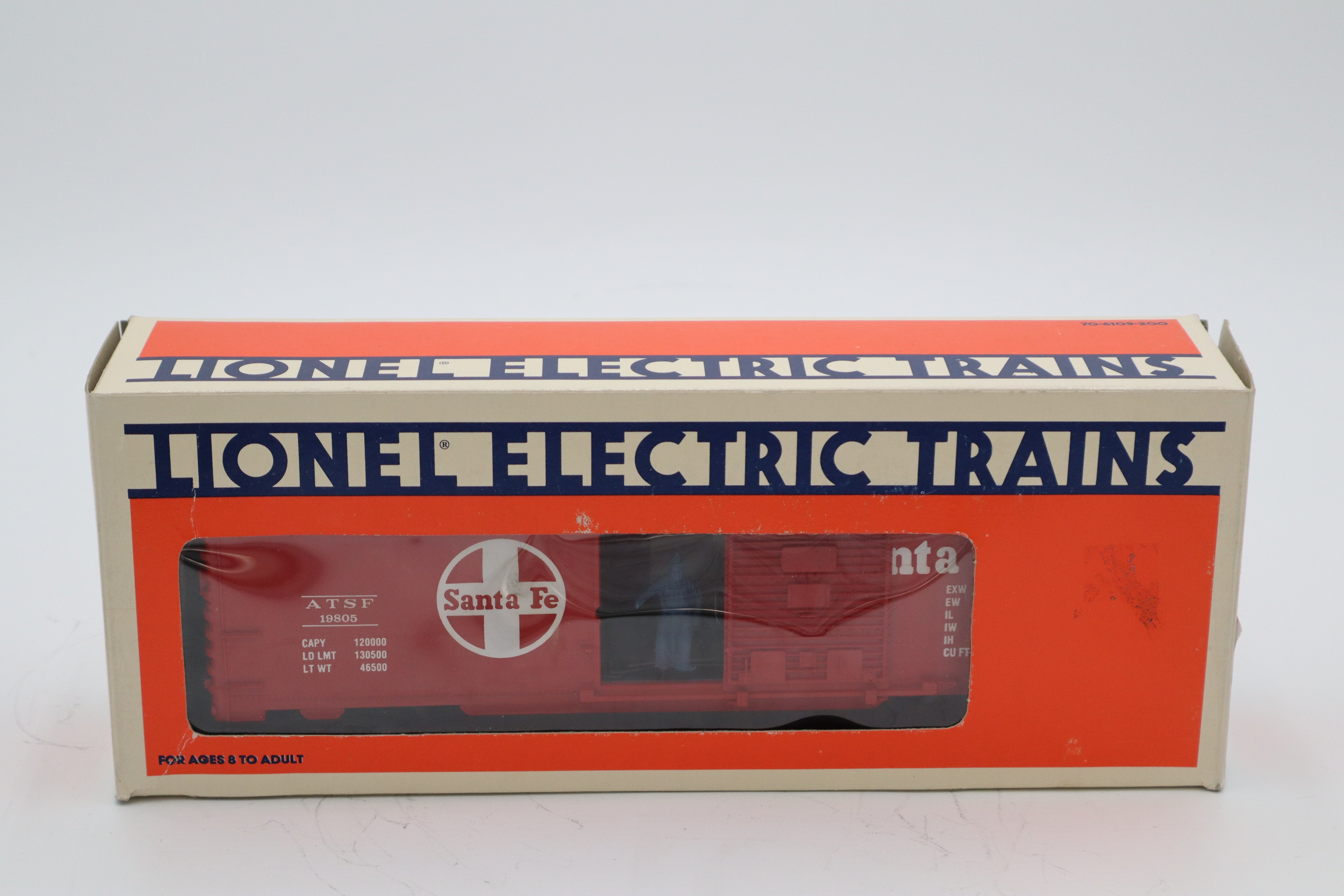 Lionel 6-19805 Santa Fe Operating Boxcar-Second hand-M8432