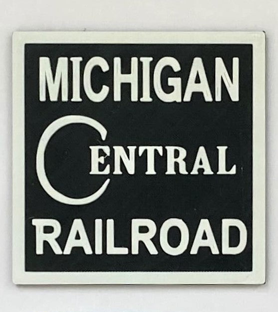 Trackside 3D 37 - 3D Printed Railroad Signs "Michigan Central"