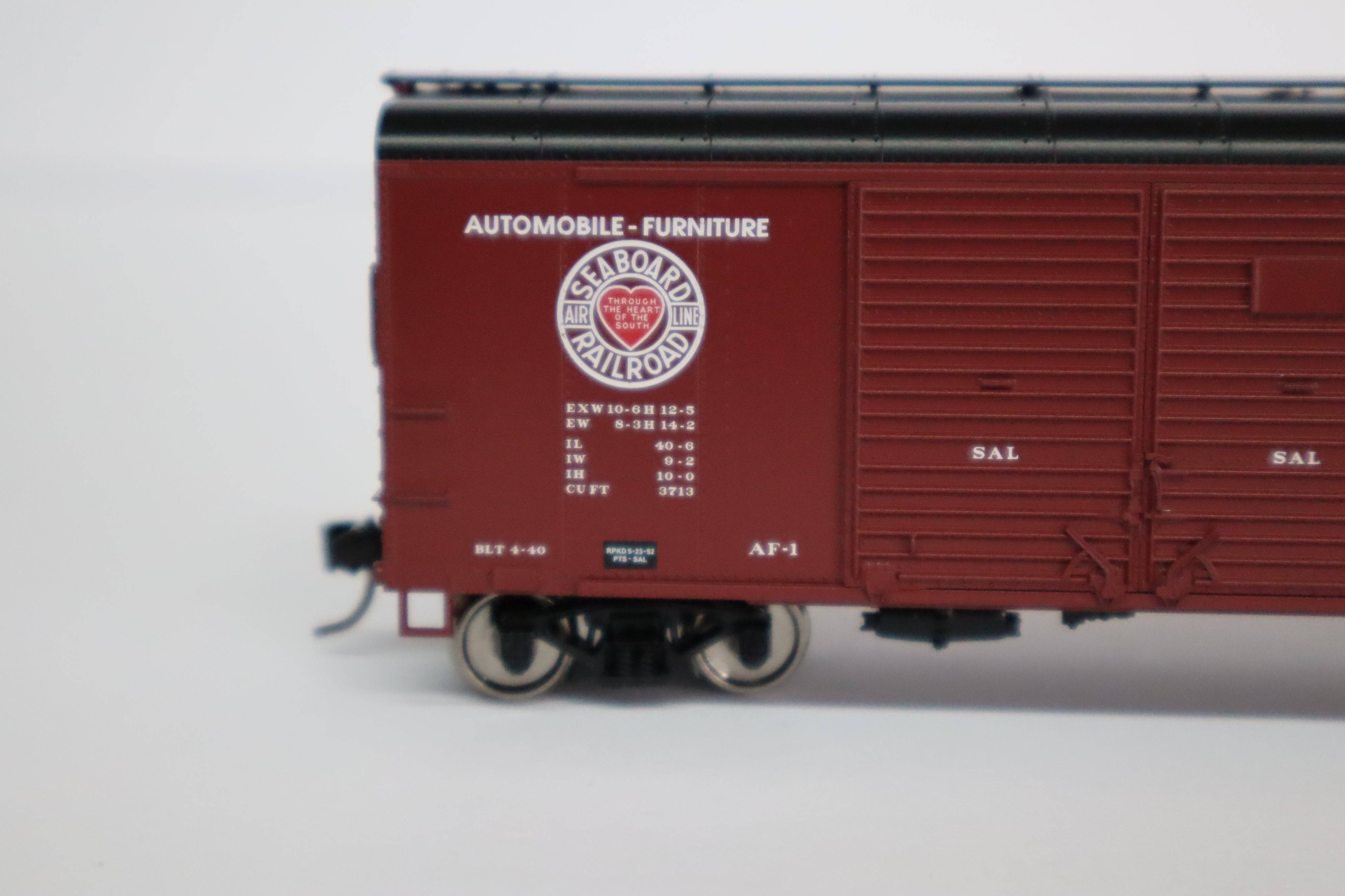 Bowser HO 43343 - X31 Round Roof Box Car "Seaboard Air Line" #11506 (4-Dr, Flush Roof) Orange Blossom