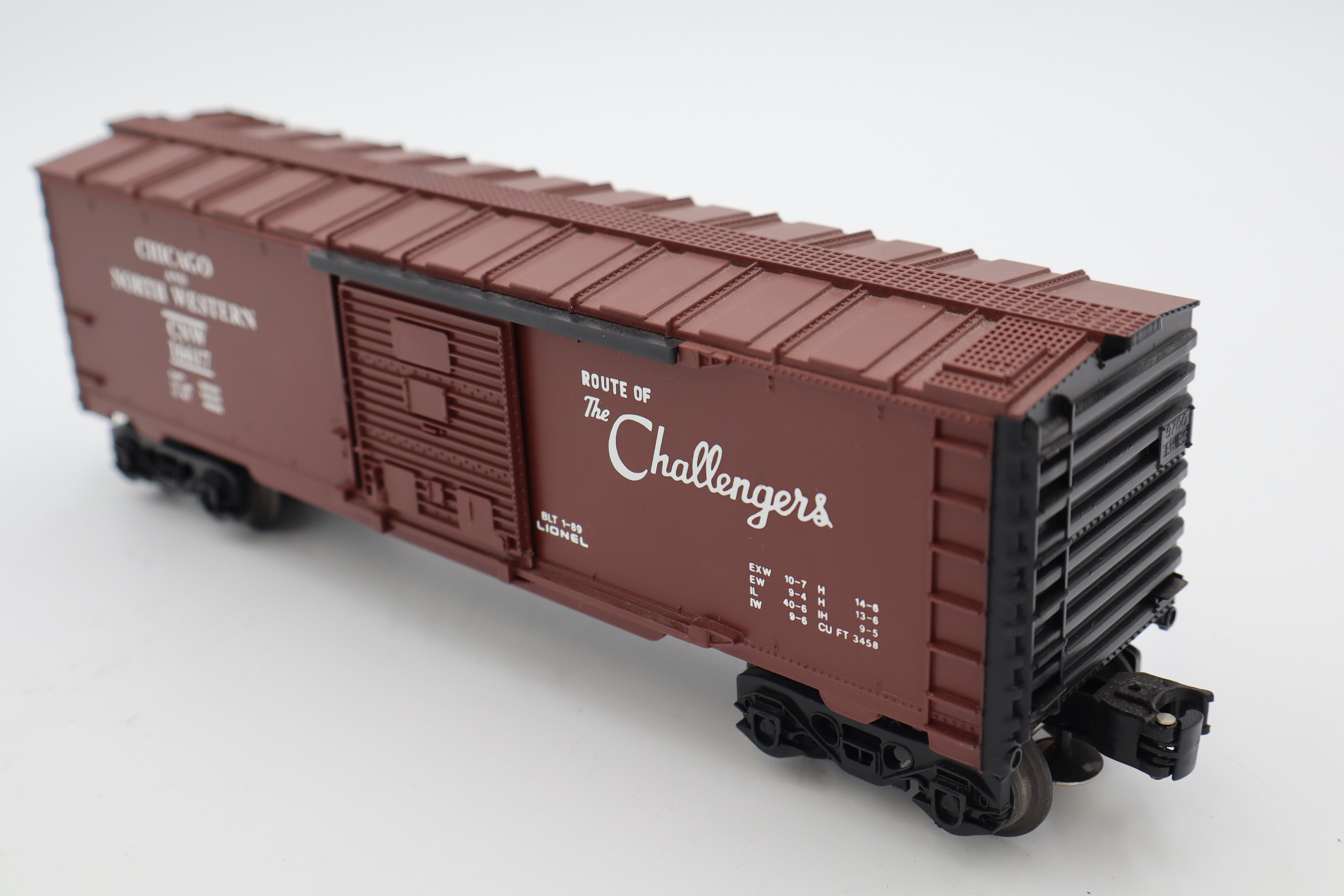 Lionel 6-16617 Chicago & Northwestern Box Car with ETD-Second hand-M8441