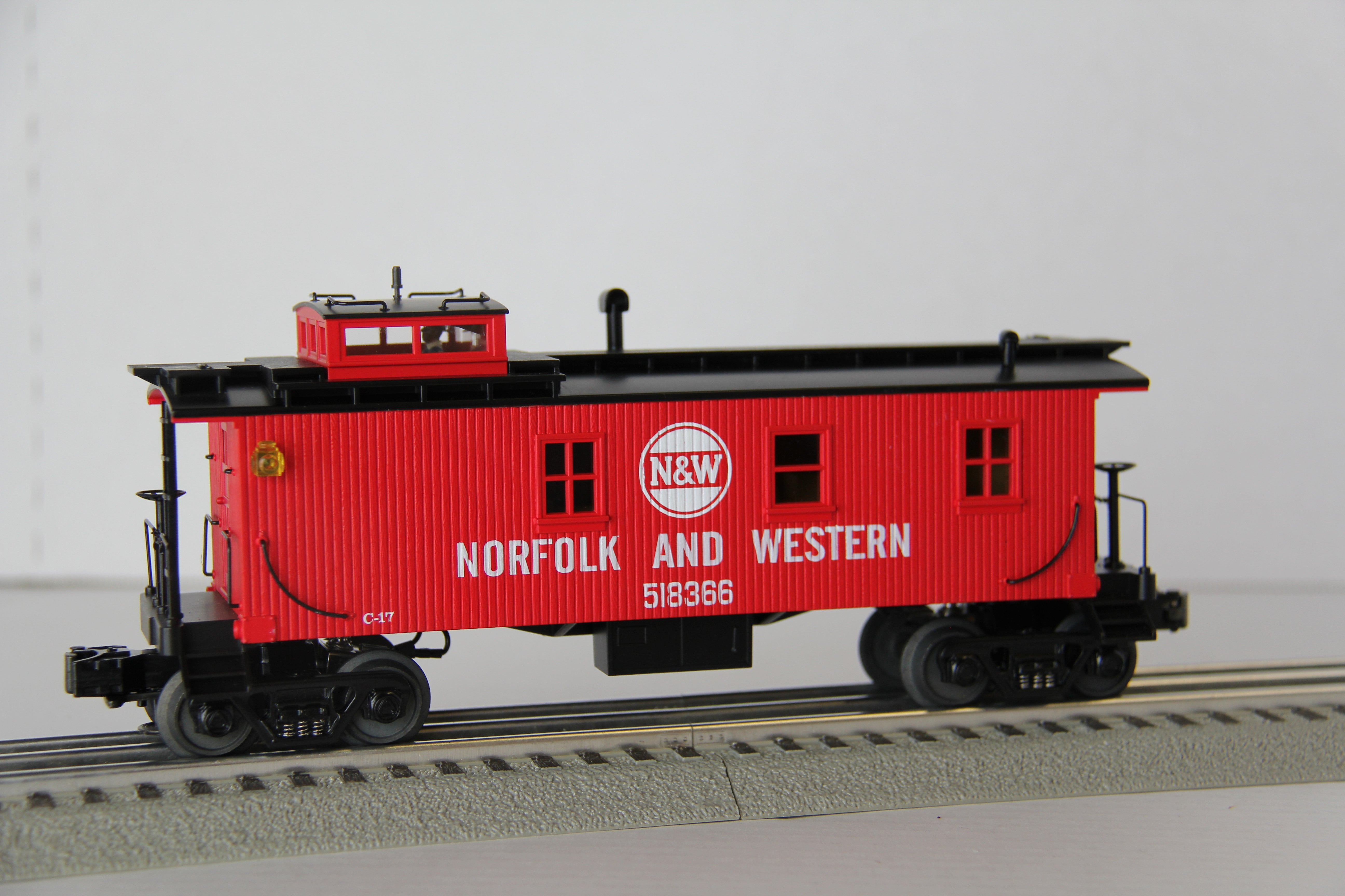 Rail King 30-7736 Norfolk & Western Woodsided Caboose-Second hand-M3823