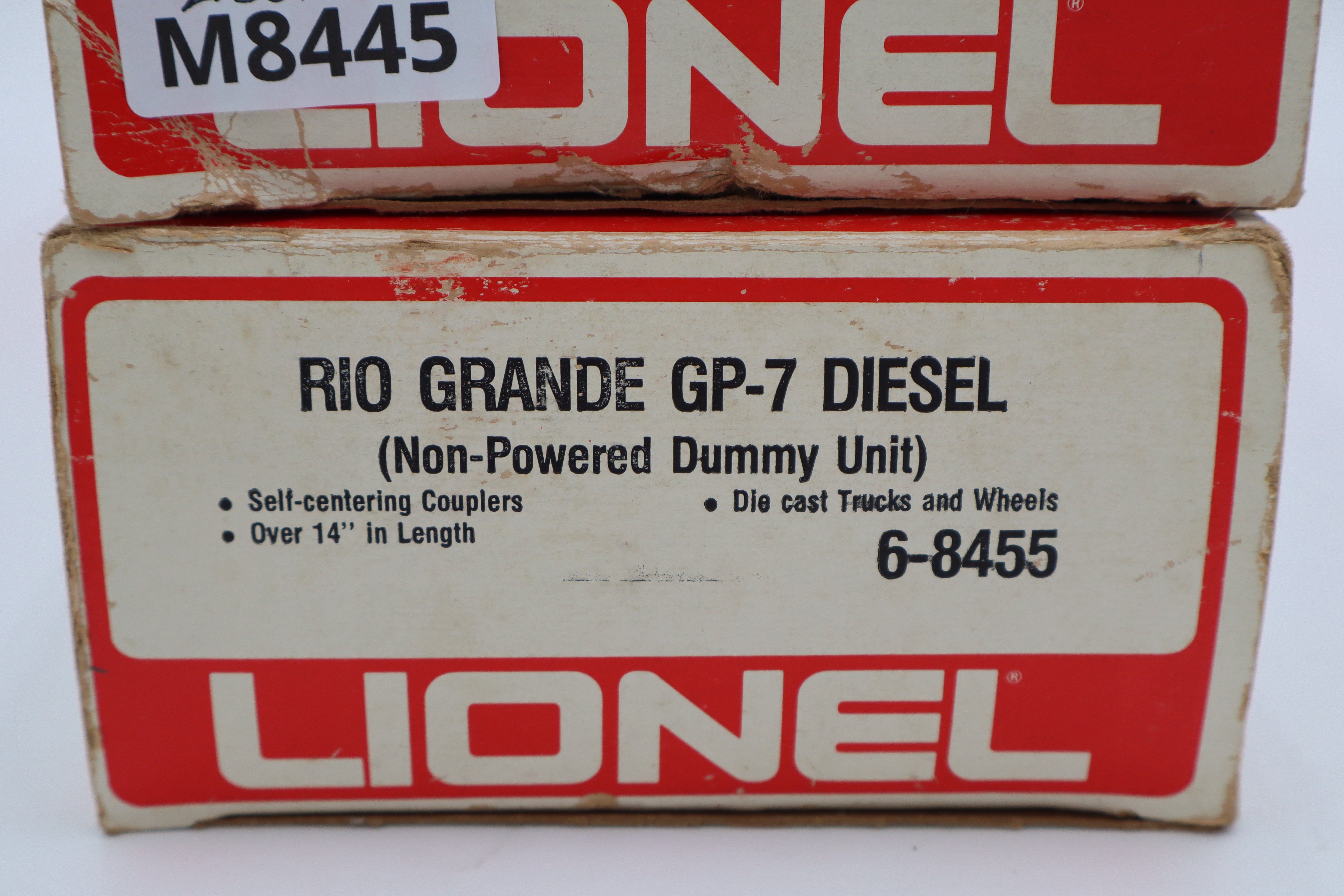 Lionel 6-8454 & 6-8455 Rio Grande GP-7 Powered & Non Powered-Second hand-M8445