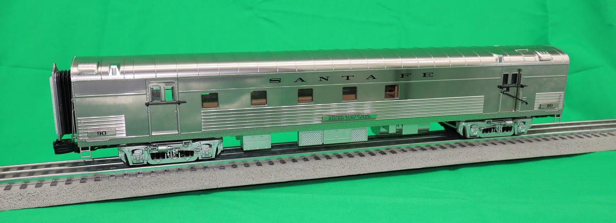 MTH 20-64246 - 70' Streamlined RPO Passenger Car "Santa Fe" #87 (Ribbed Side) Plated - MrMuffin'sTrains
