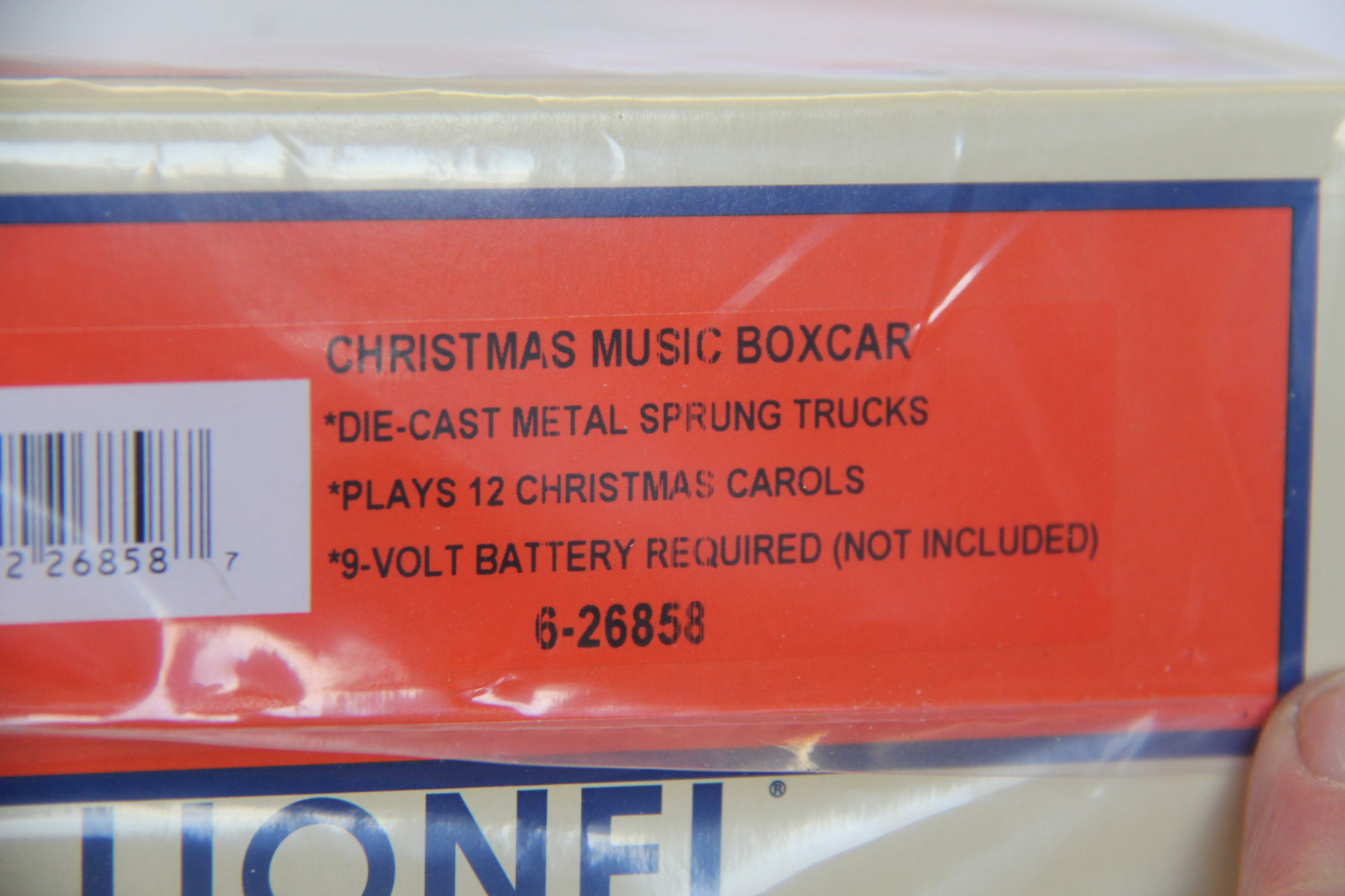Lionel 6-26858 Christmas Music Boxcar-Second hand-M4031