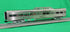 MTH 20-64242 - 70' Streamlined Passenger Car Set "Santa Fe" (4-Car) Ribbed Side / Plated