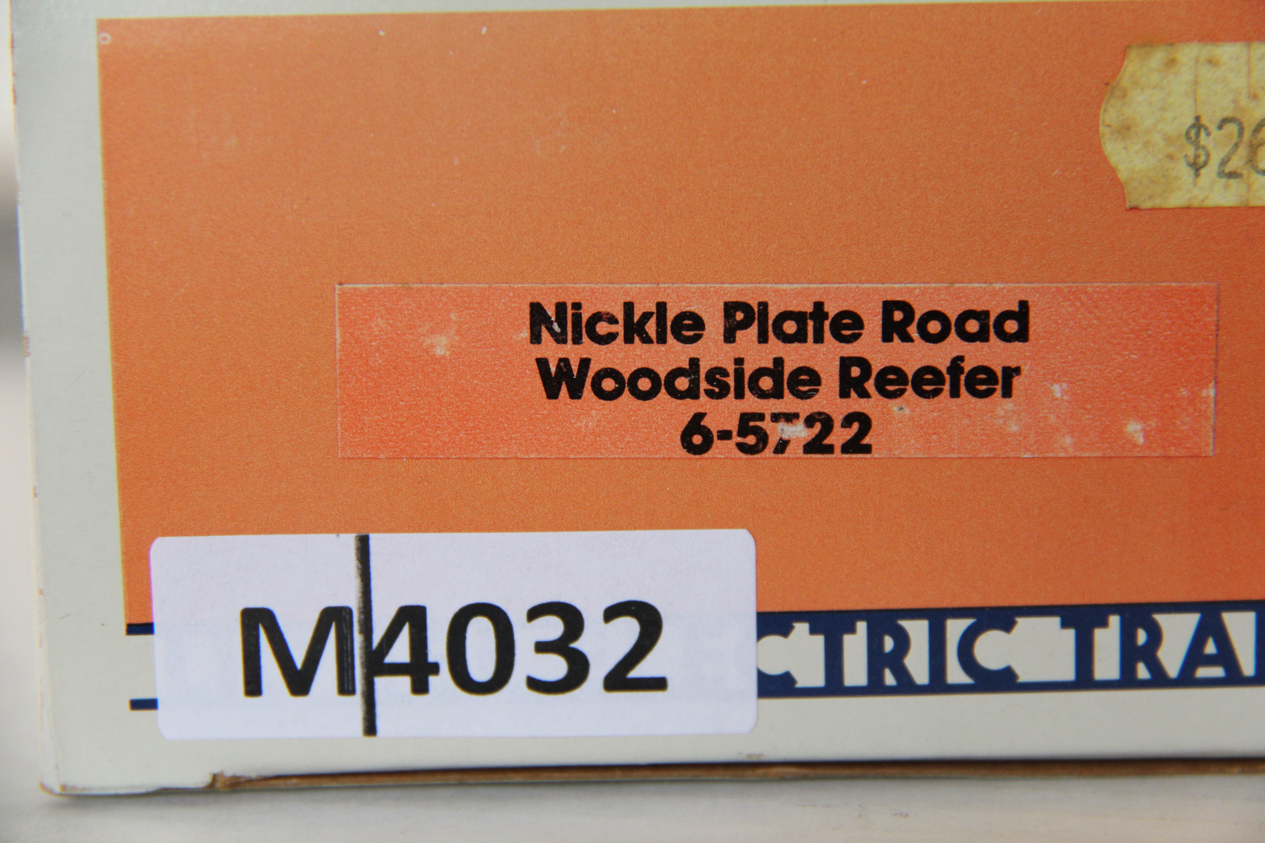 Lionel 6-5722 Nickle Plate Road Woodside Reefer-Second hand-M4032