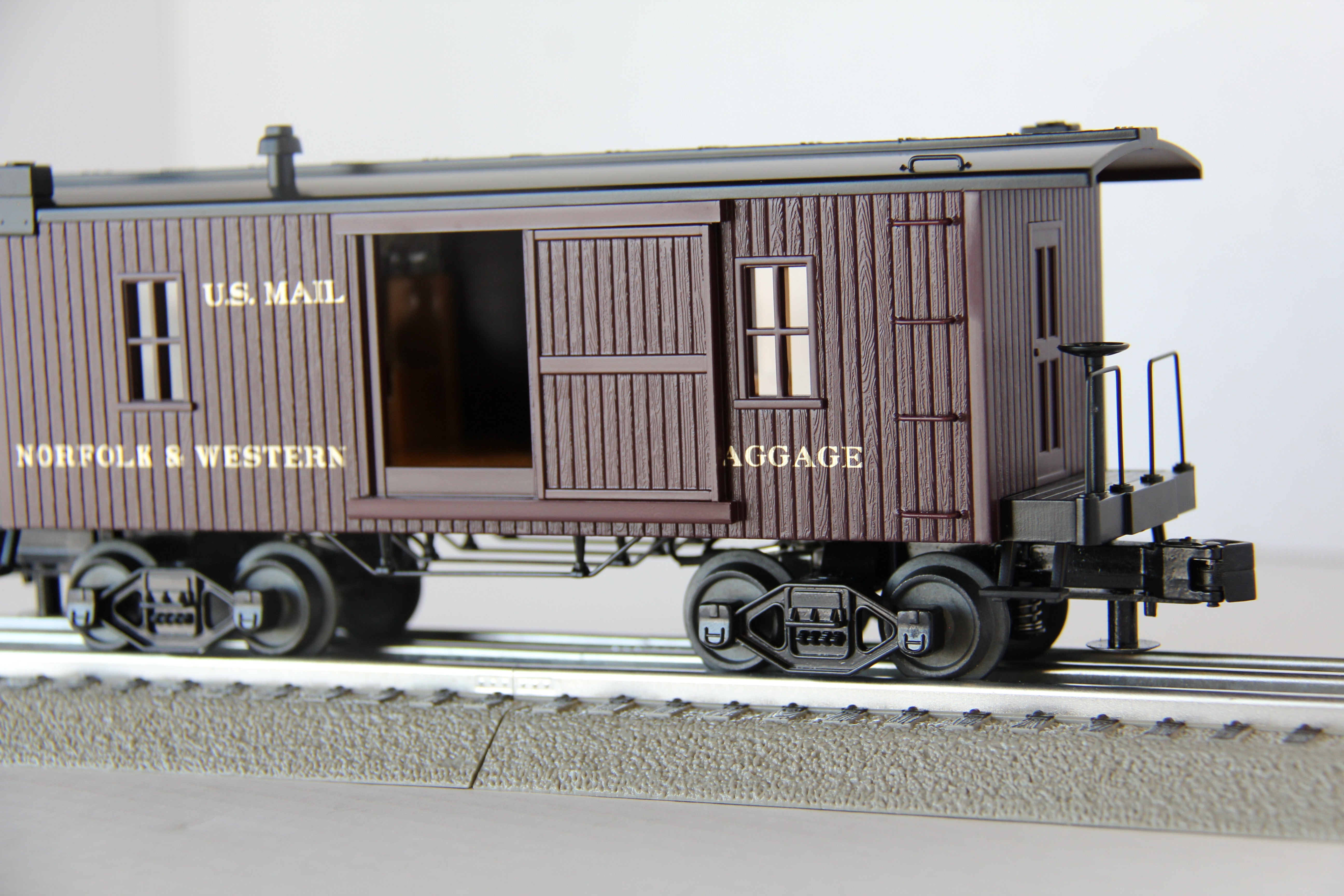 Rail King 30-77314 Norfolk & Western 19th Century Baggage Cabin Car -Second hand-M3831