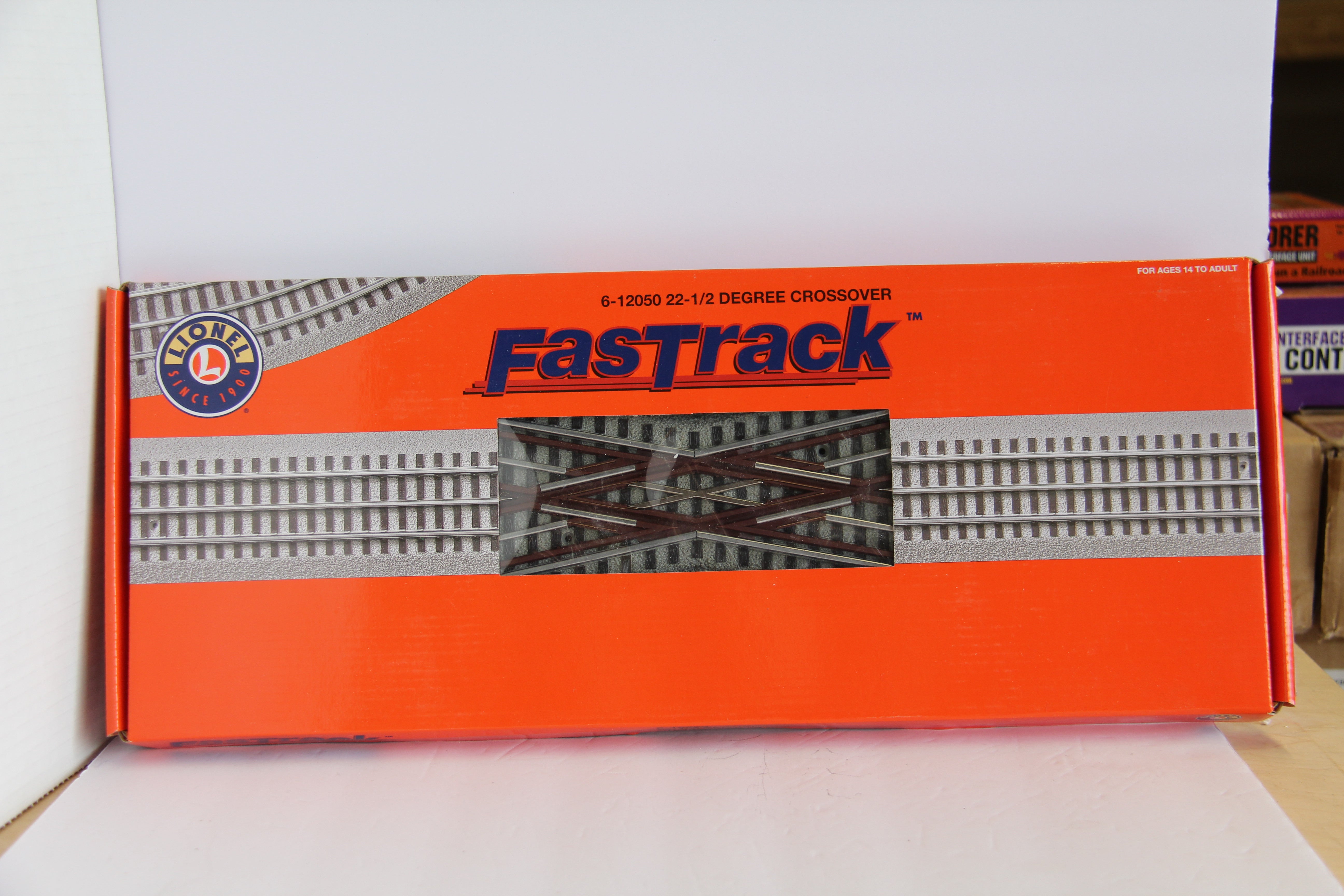 Lionel 6-12050 FasTrack 22 1/2 Degree Crossover-Second hand-M6184b