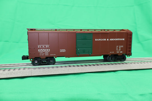 Lionel 2442262 - Steel Side Box Car "Bangor & Aroostook" #65500 - MrMuffin'sTrains