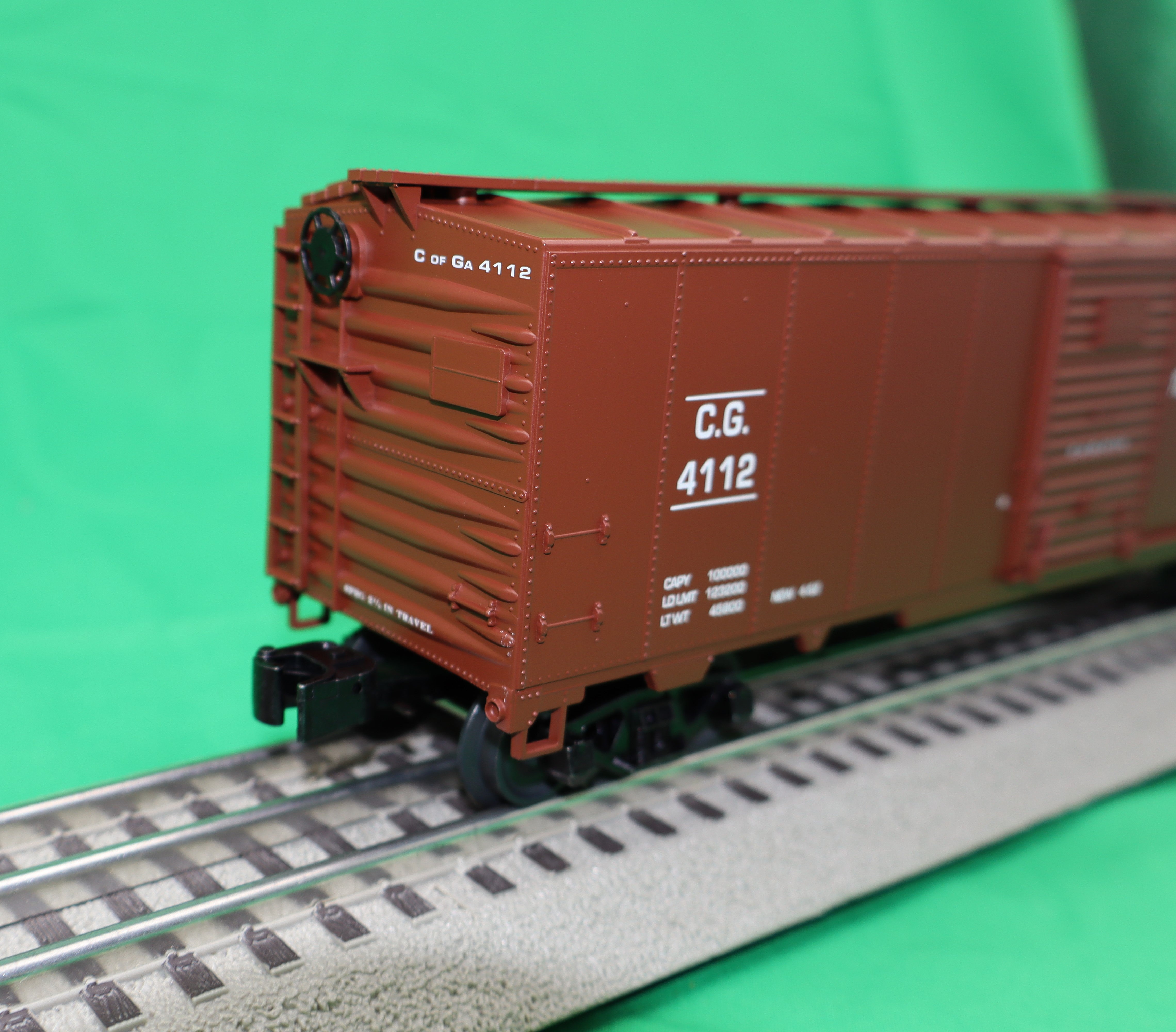 Lionel 2442272 - Steel Side Box Car "Central of Georgia" #4112