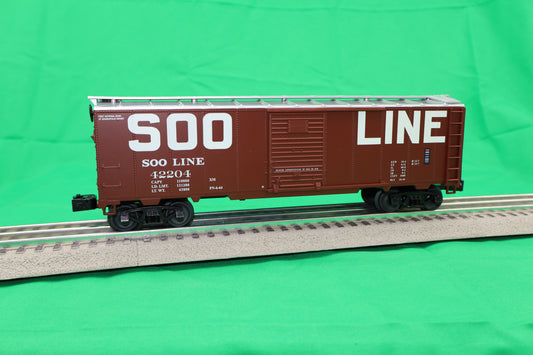 Lionel 2442291 - Steel Side Box Car "Soo Line" #42204 - MrMuffin'sTrains