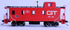 Bachmann HO 14004 - Slanted Offset Cupola Caboose "Grand Trunk & Western" #122