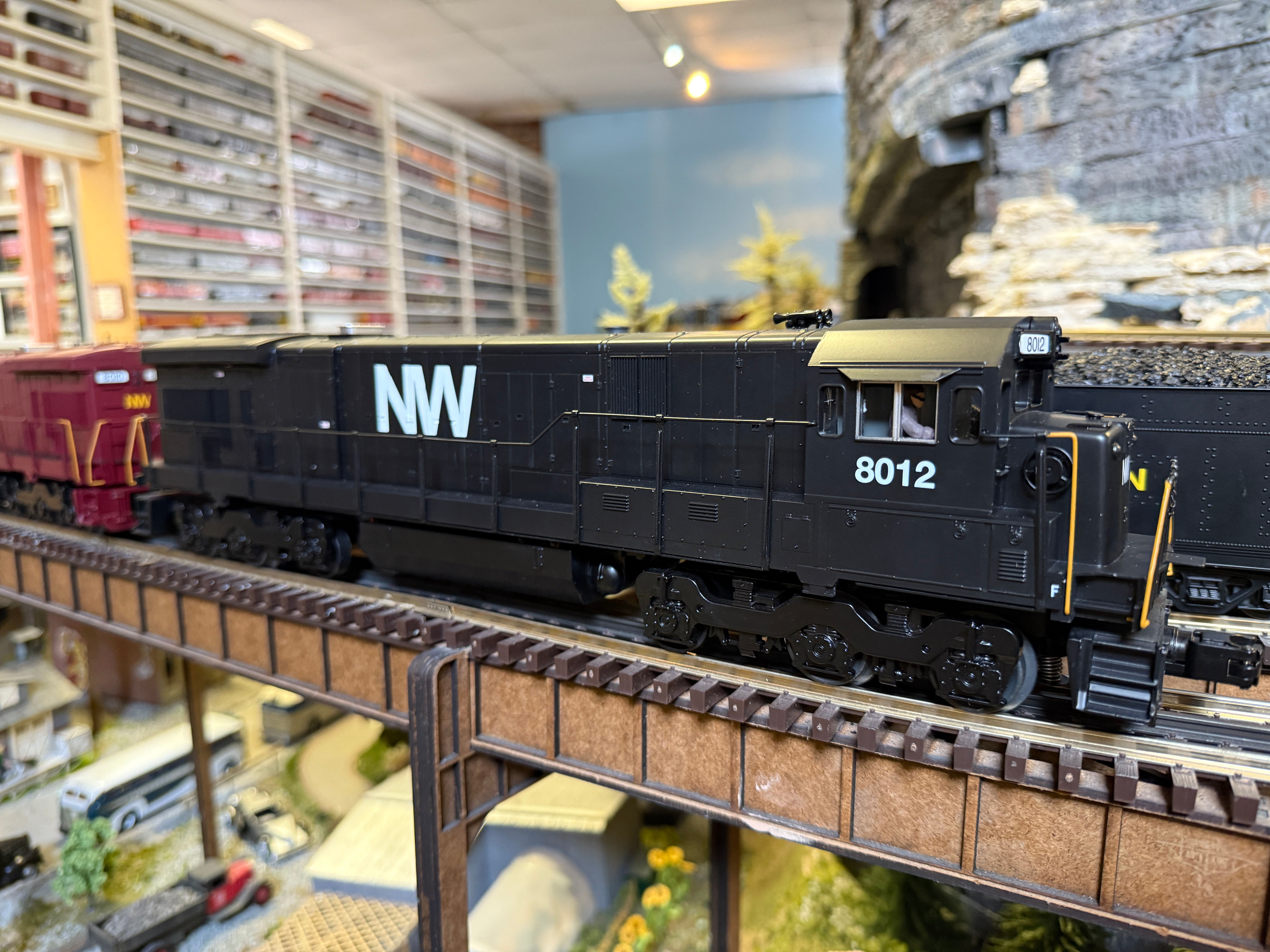 MTH 30-21270-1 - C30-7 Diesel Engine "Norfolk & Western" #8012 w/ PS3 (Black) - Custom Run for MrMuffin'sTrains